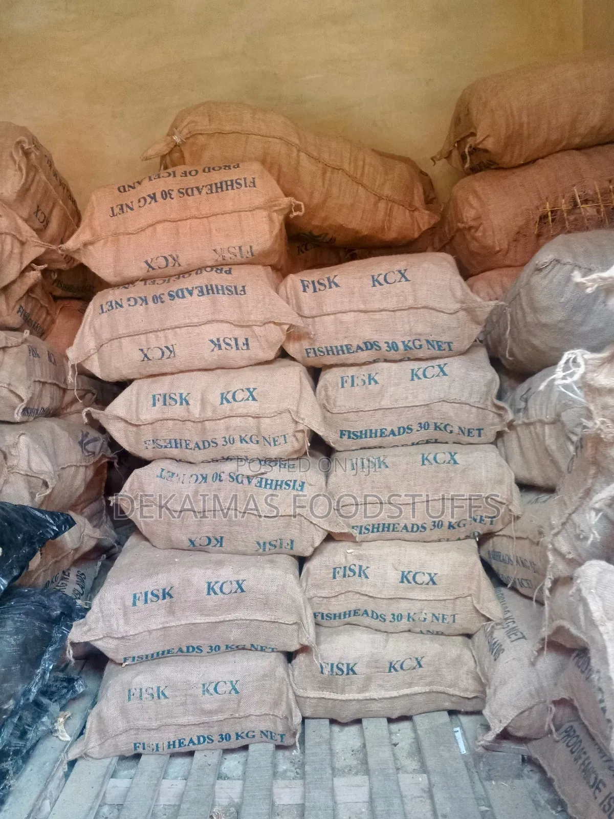 Bags of Stockfish in Lagos State Nigeria