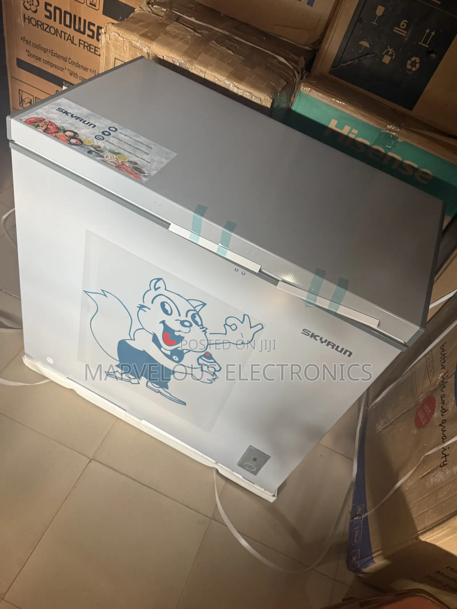 Brand New Original Skyrun 200L Inverter Chest Freezer75wat Low Voltage