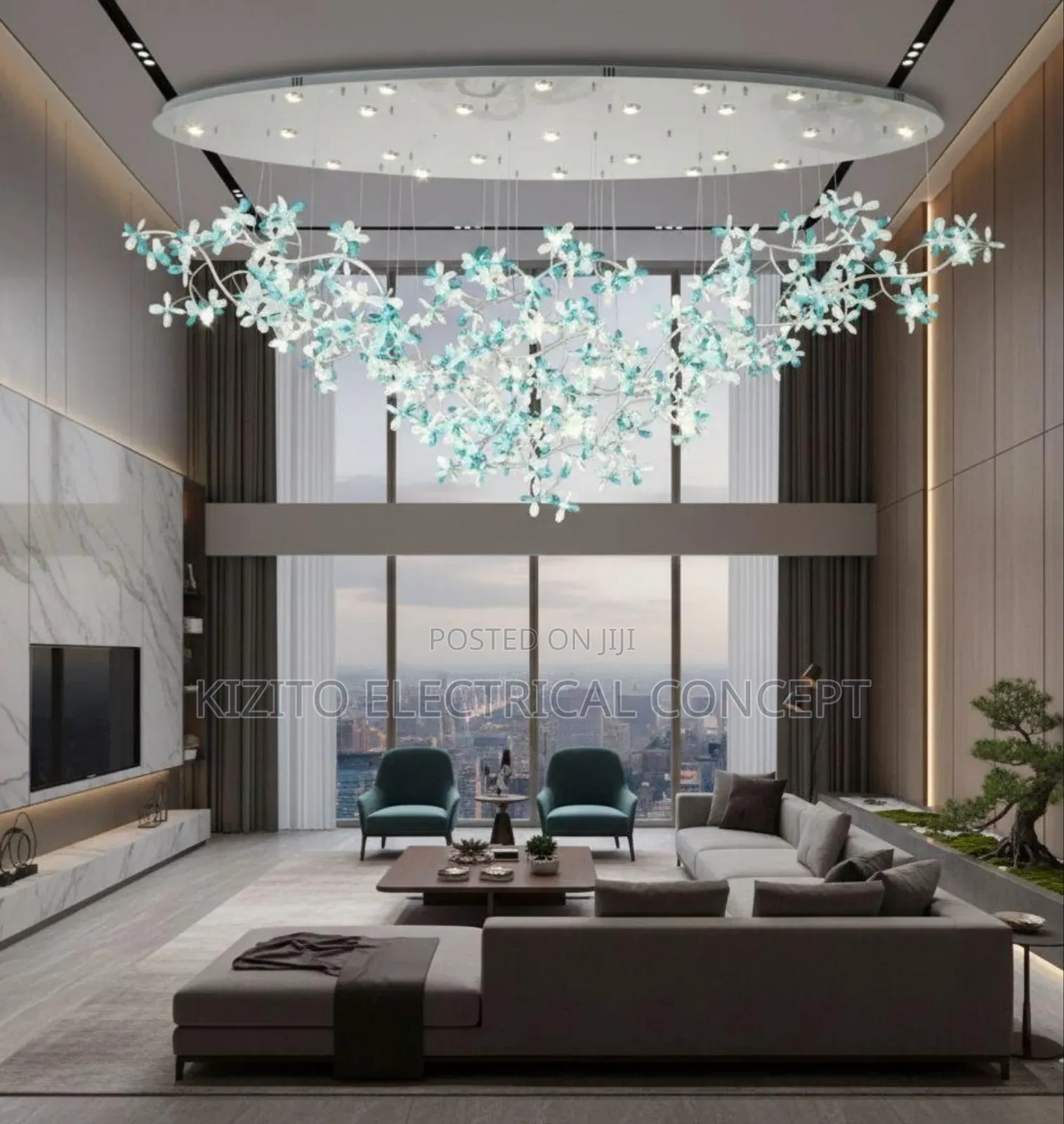 Luxury Crystal Glass Chandelier for Living Room Bedroom Dining