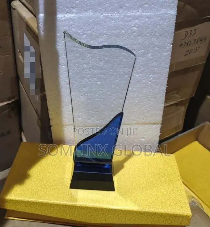 Glass Plaque, (Black Glass Base)