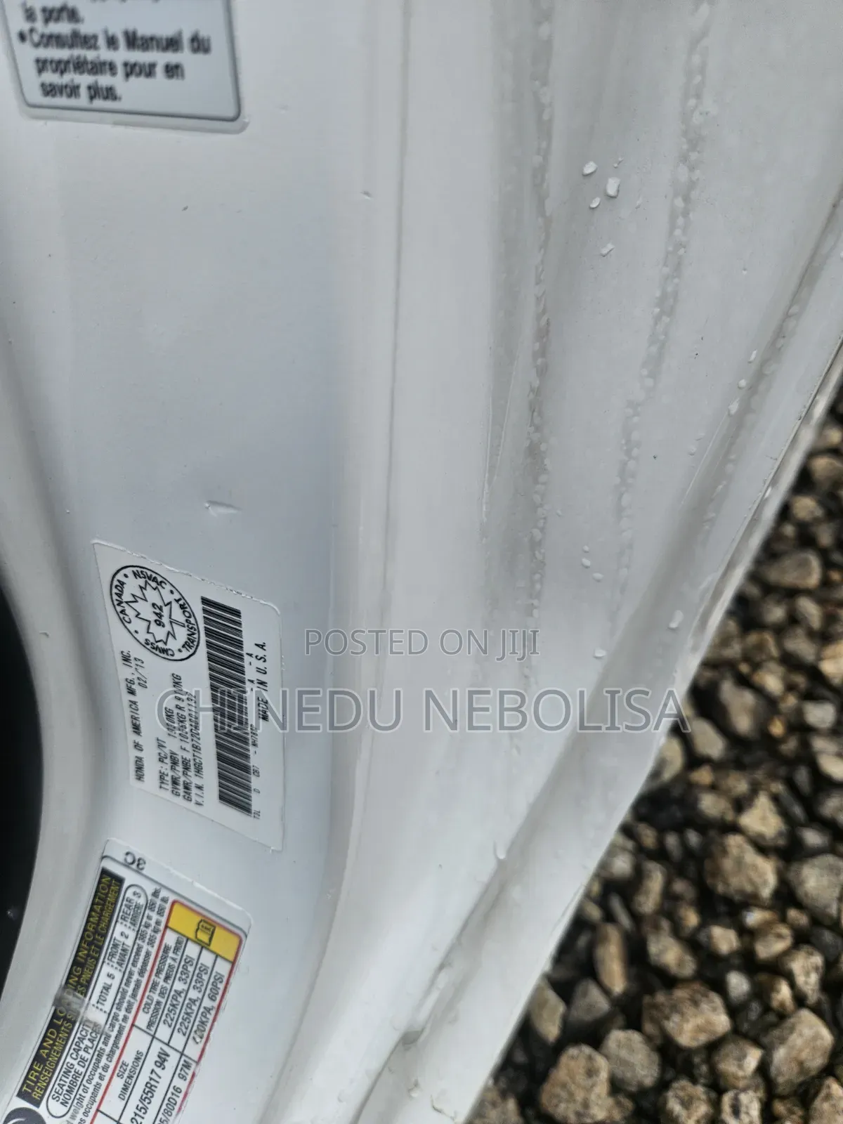 Honda Accord 2014 White
