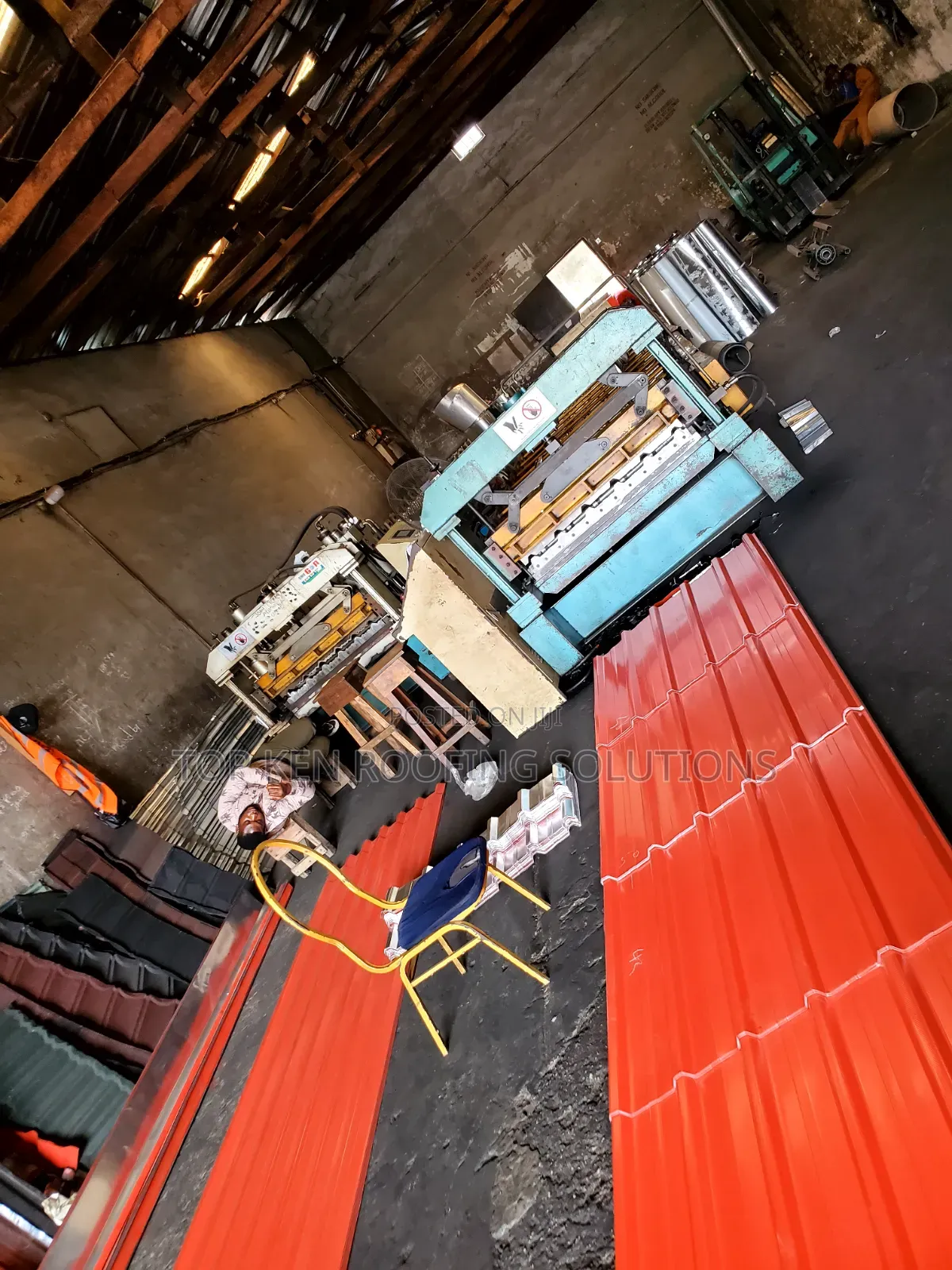 0.50mm Longspan Tc Red Oven Baked