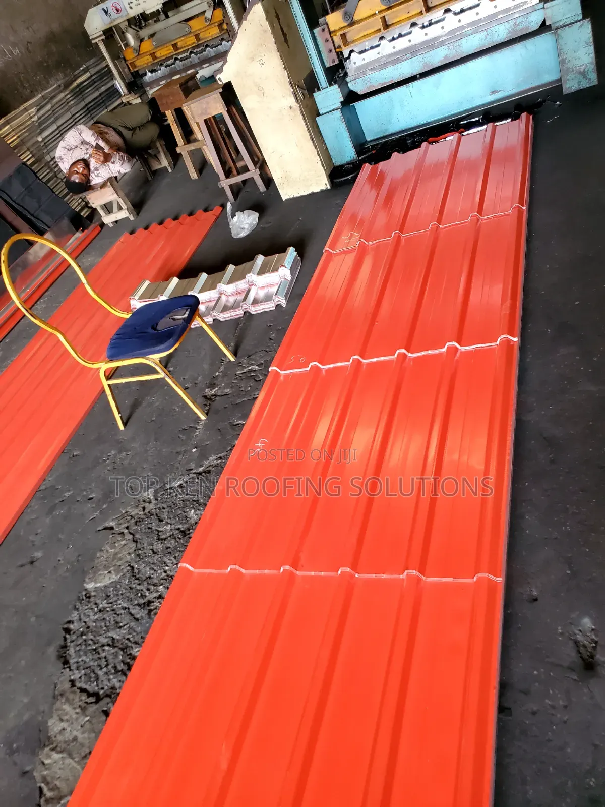0.50mm Longspan Tc Red Oven Baked