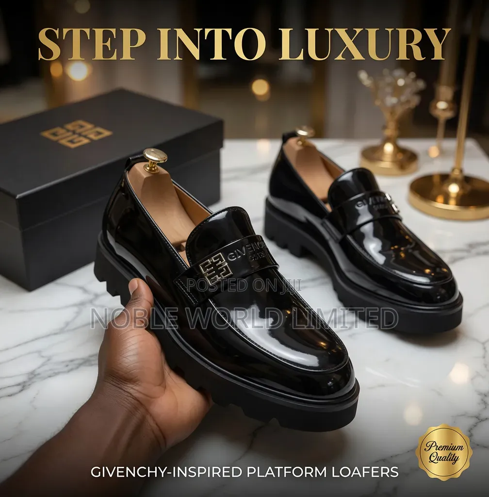Men's Black Givenchy Chunky Shoes TEST 8d
