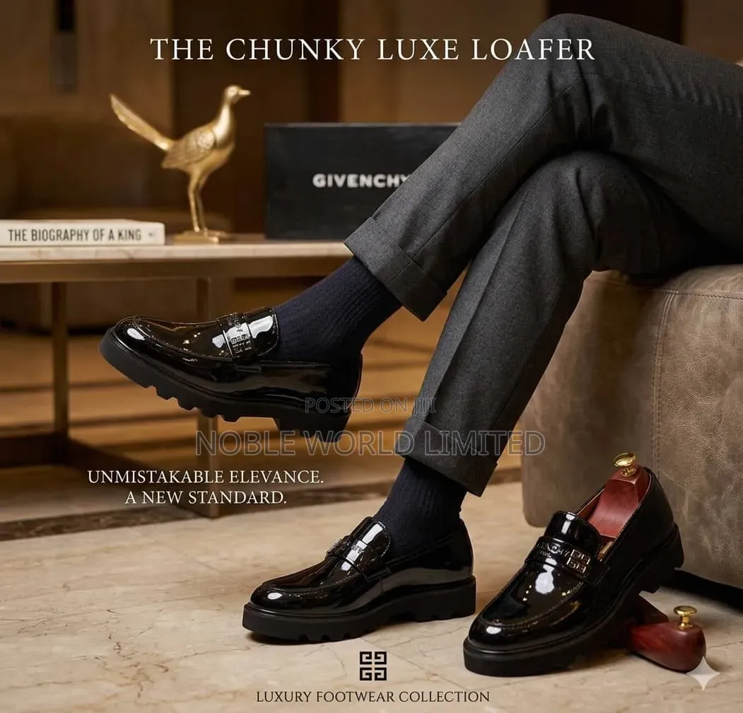 Men's Black Givenchy Chunky Shoes TEST 8d