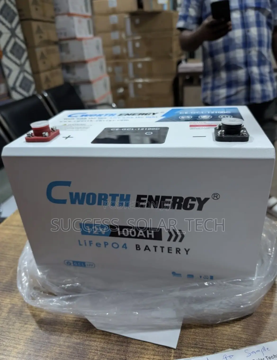 Cworth Energy 1kwh 100ah 12v Lithium Battery