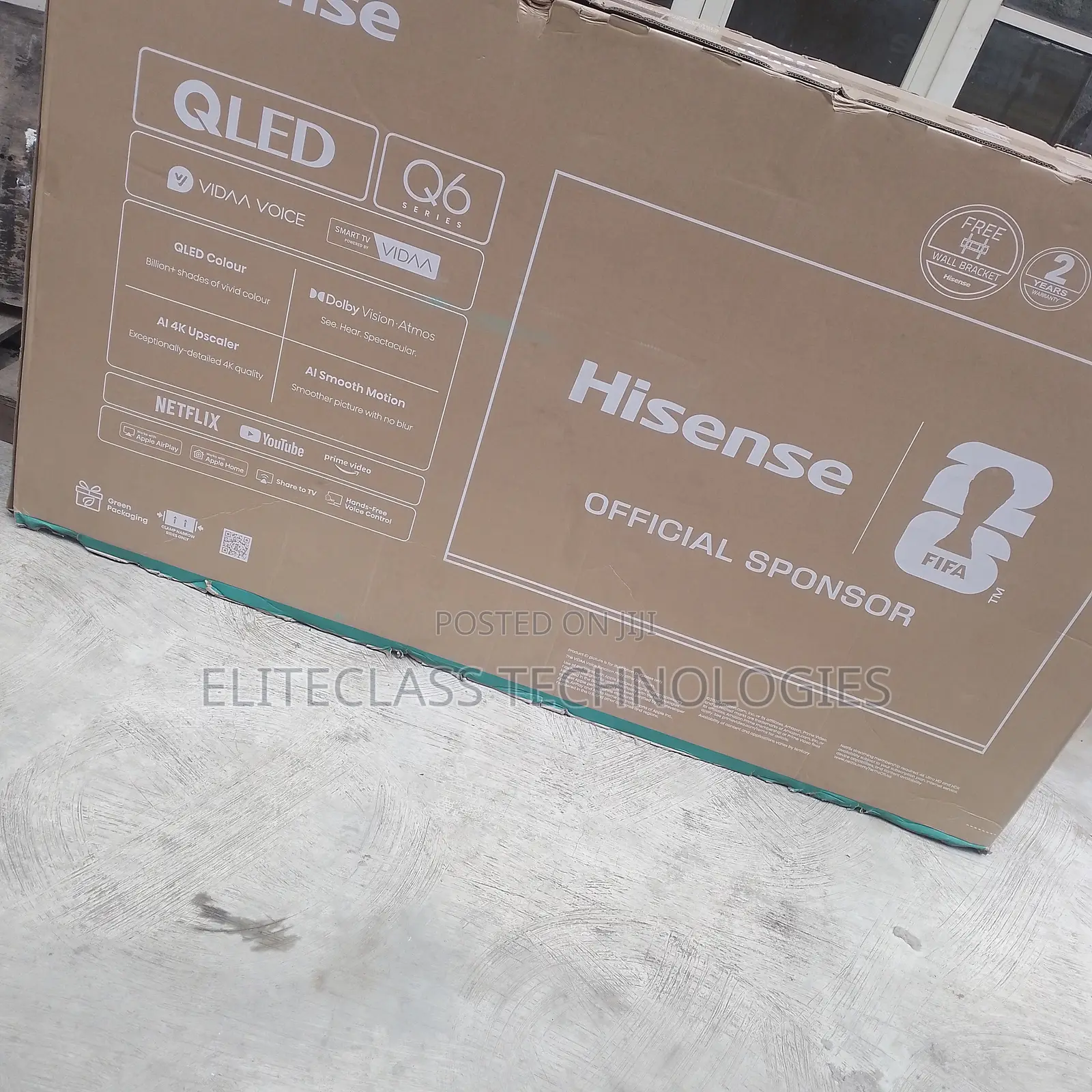New Hisense 85 Inch QLED Home Television