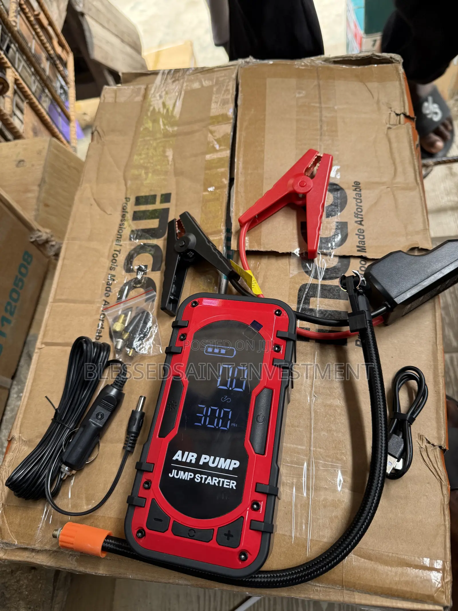 Jump Start & Tire Inflator