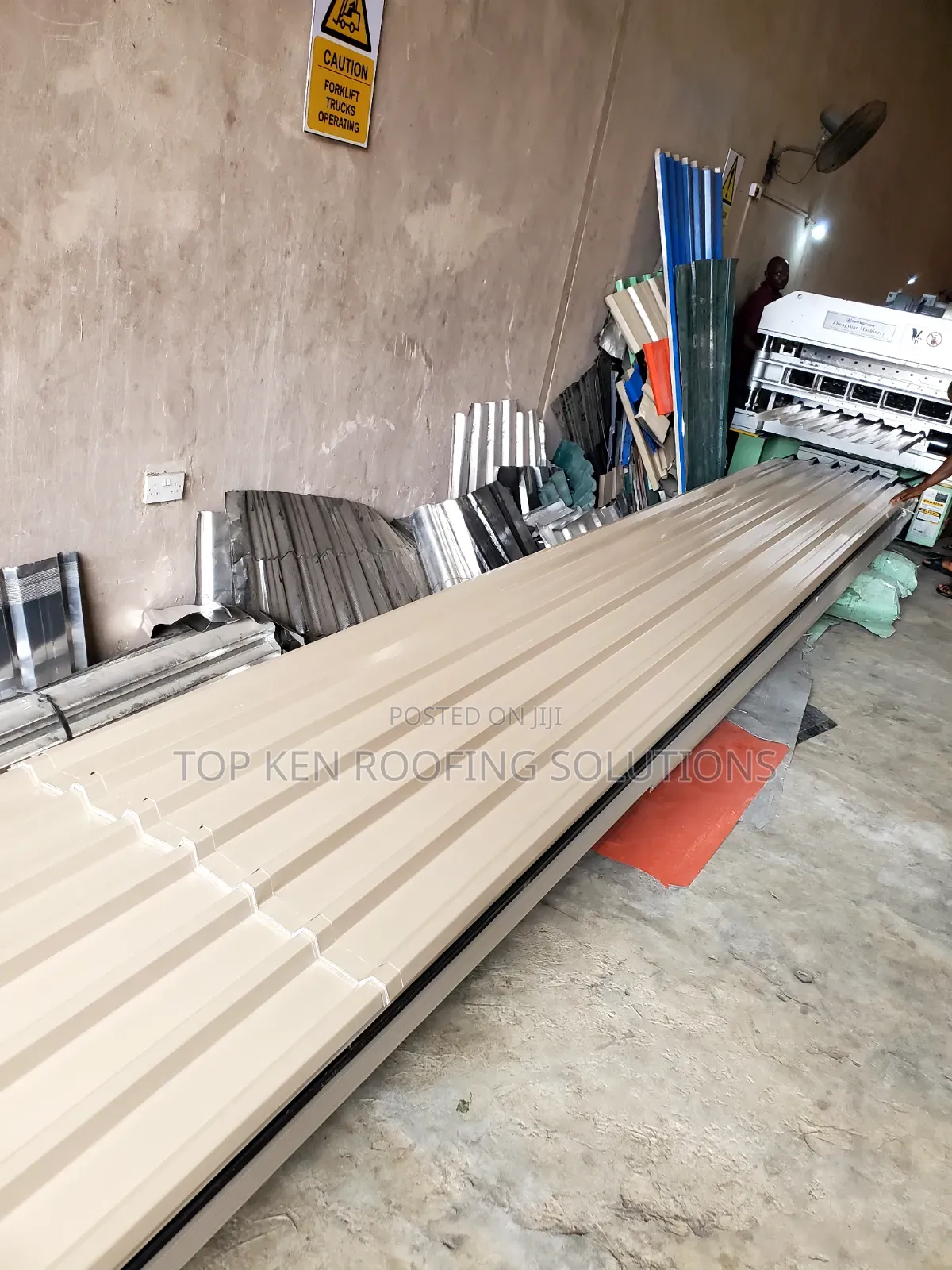 0.55Bmm Longspan G/Beige Aluminium Sheet