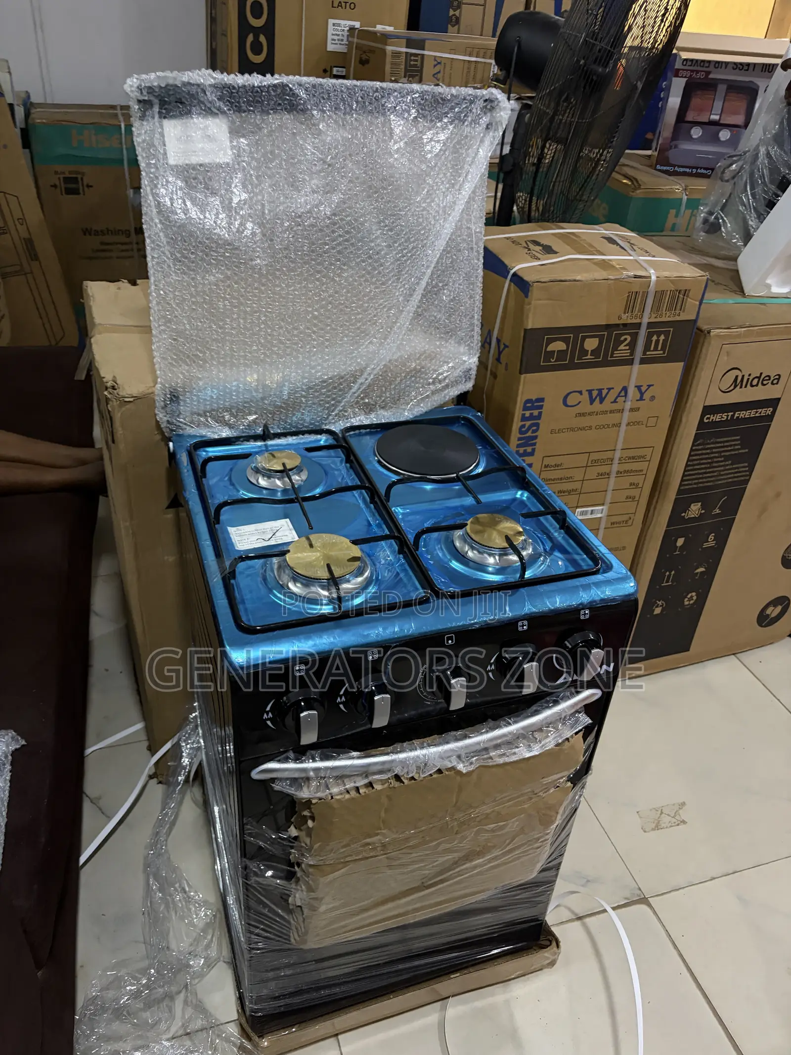 AEON AGC5031 50×50cm 3+1 Burner Cooker
