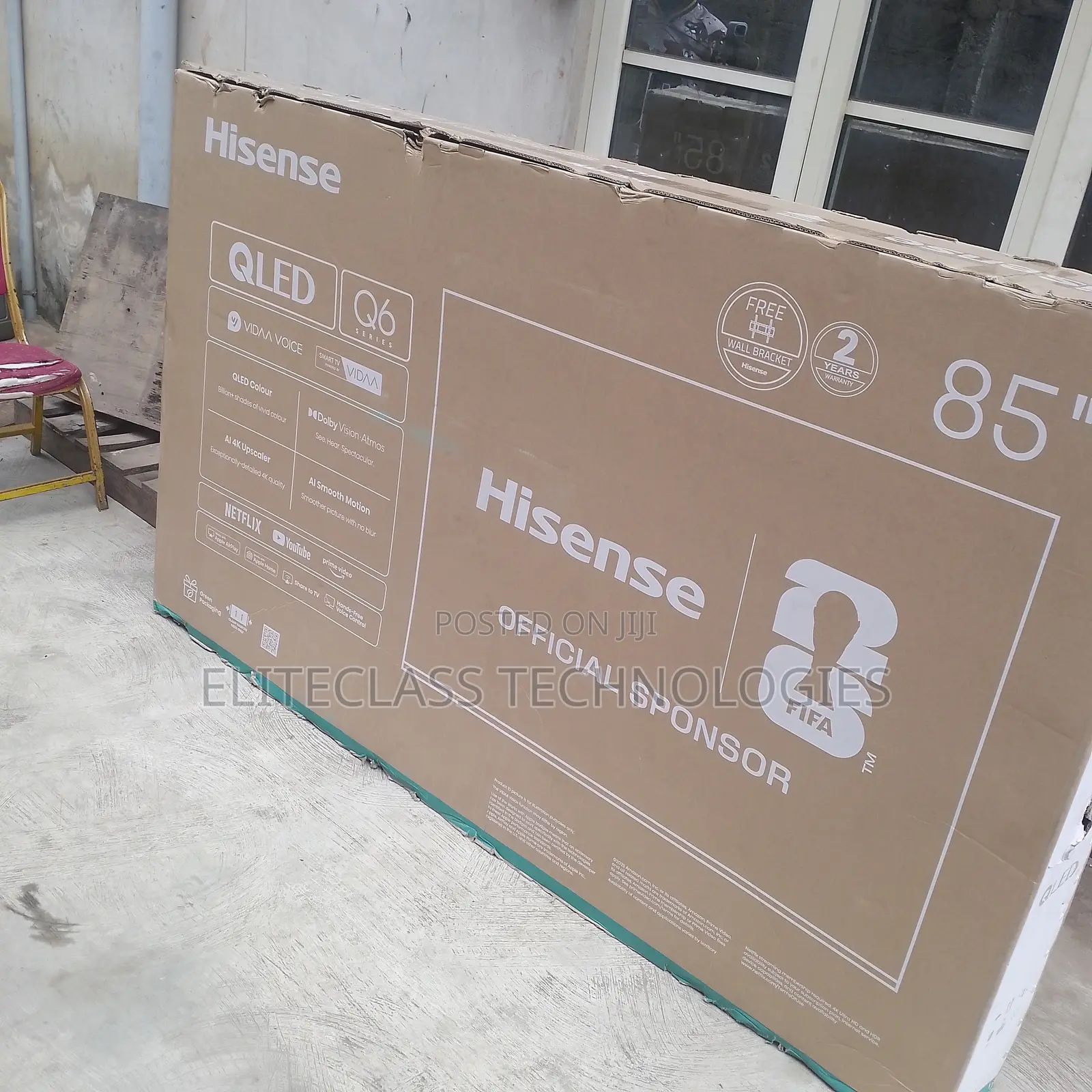 Hisense QLED Television With 85" Display