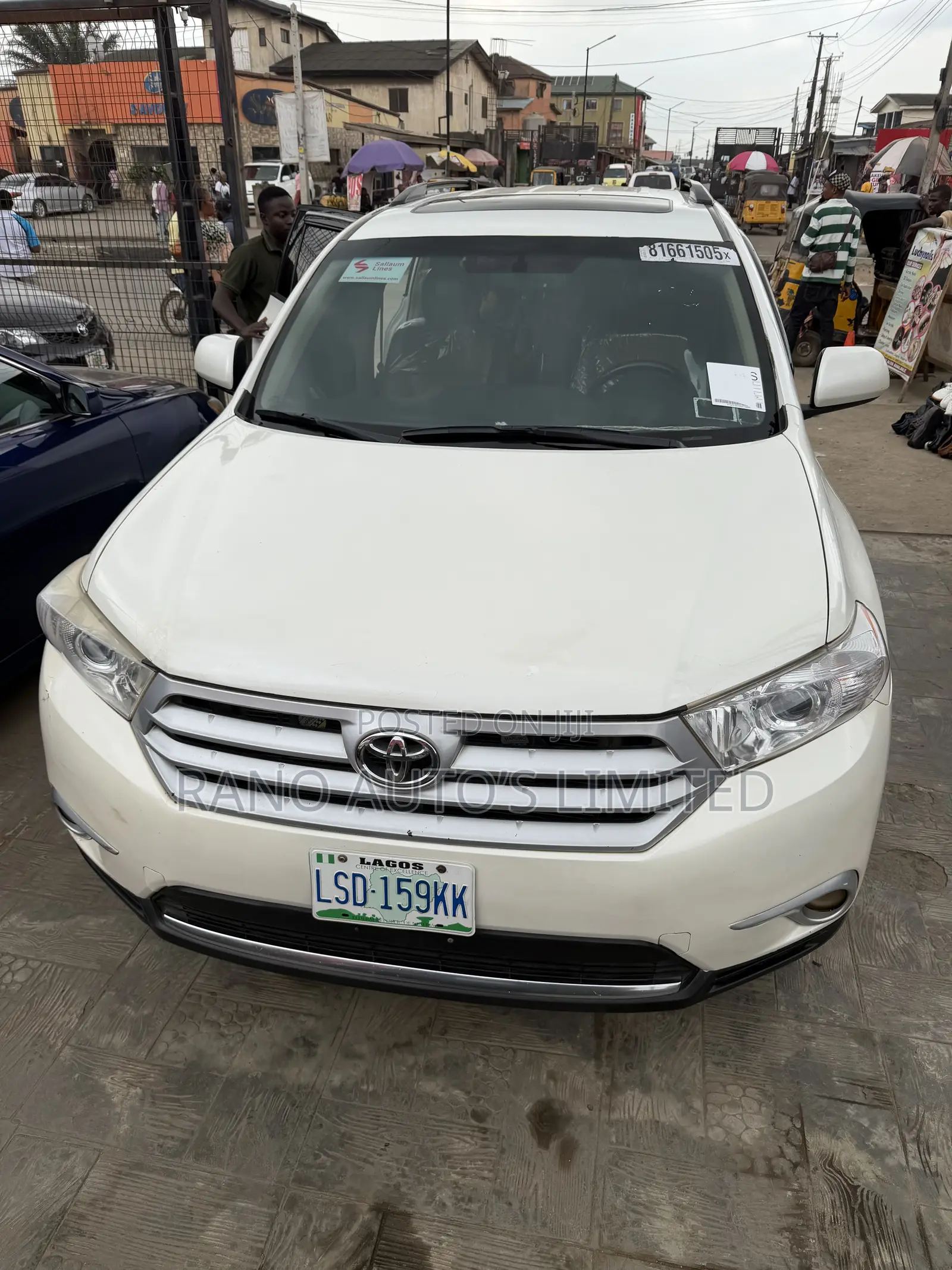 Toyota Highlander 3.5L 4WD 2013 White