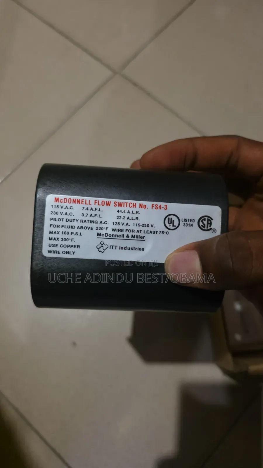Itt Flow Switch 1inche
