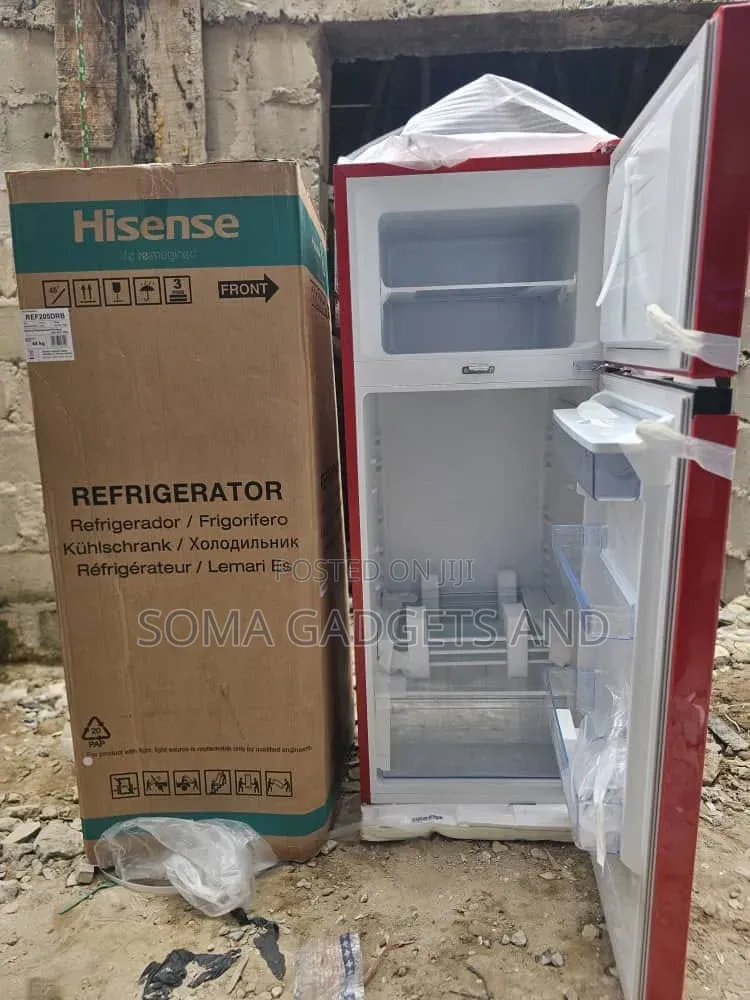 Hisense 205DRB 204L Refridgerator With Dispenser Red Color