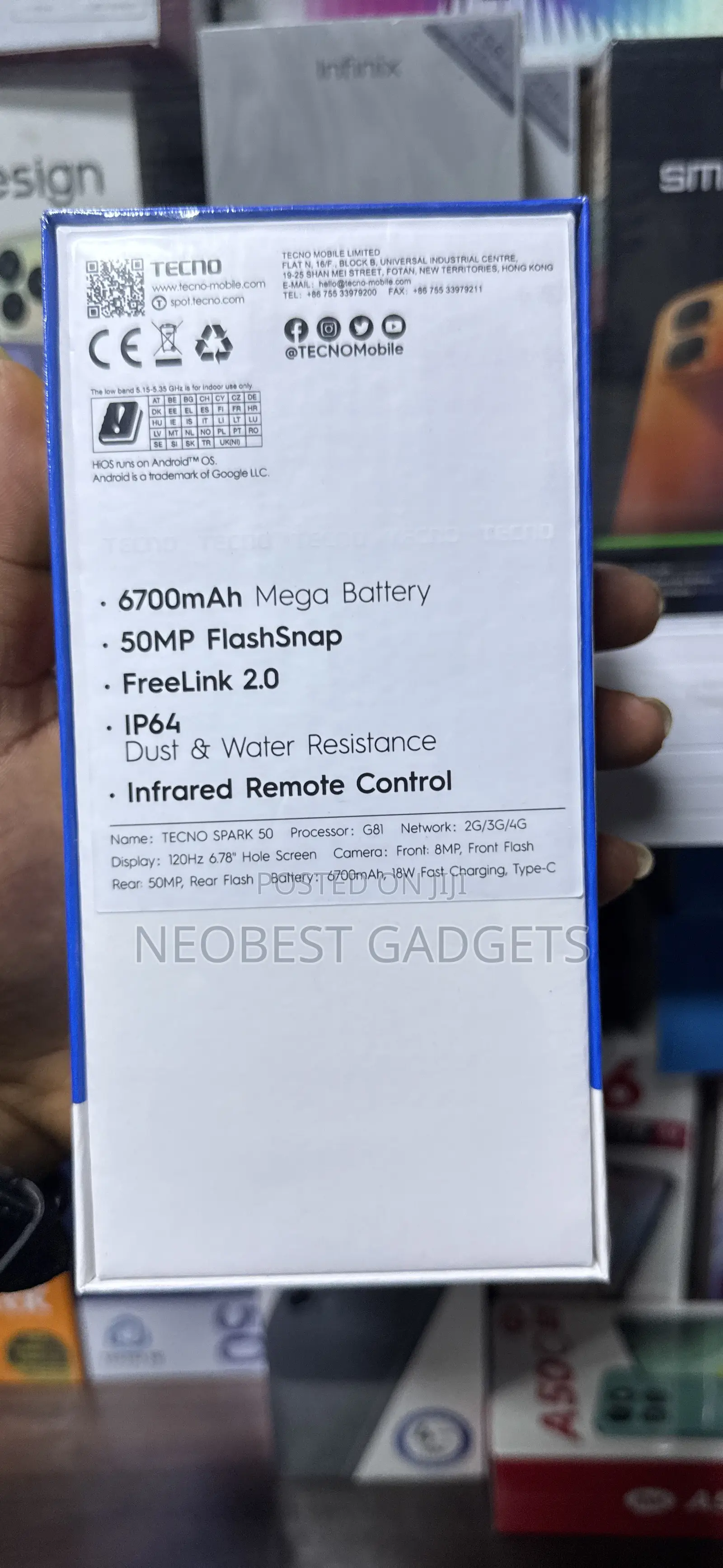 New Tecno Spark 50 128 GB