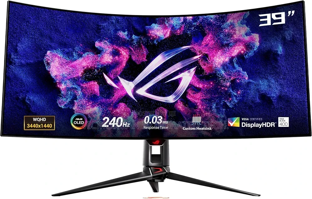 ASUS ROG Swift 39” Ultrawide 800R Curved OLED Gaming Monitor (PG39WCDM