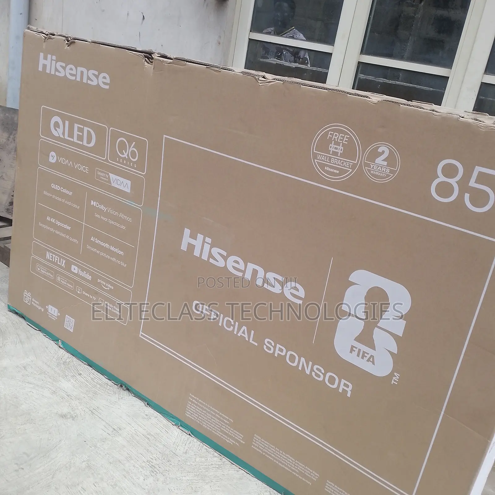 New Age Hisense 85 Inch Television QLED Display
