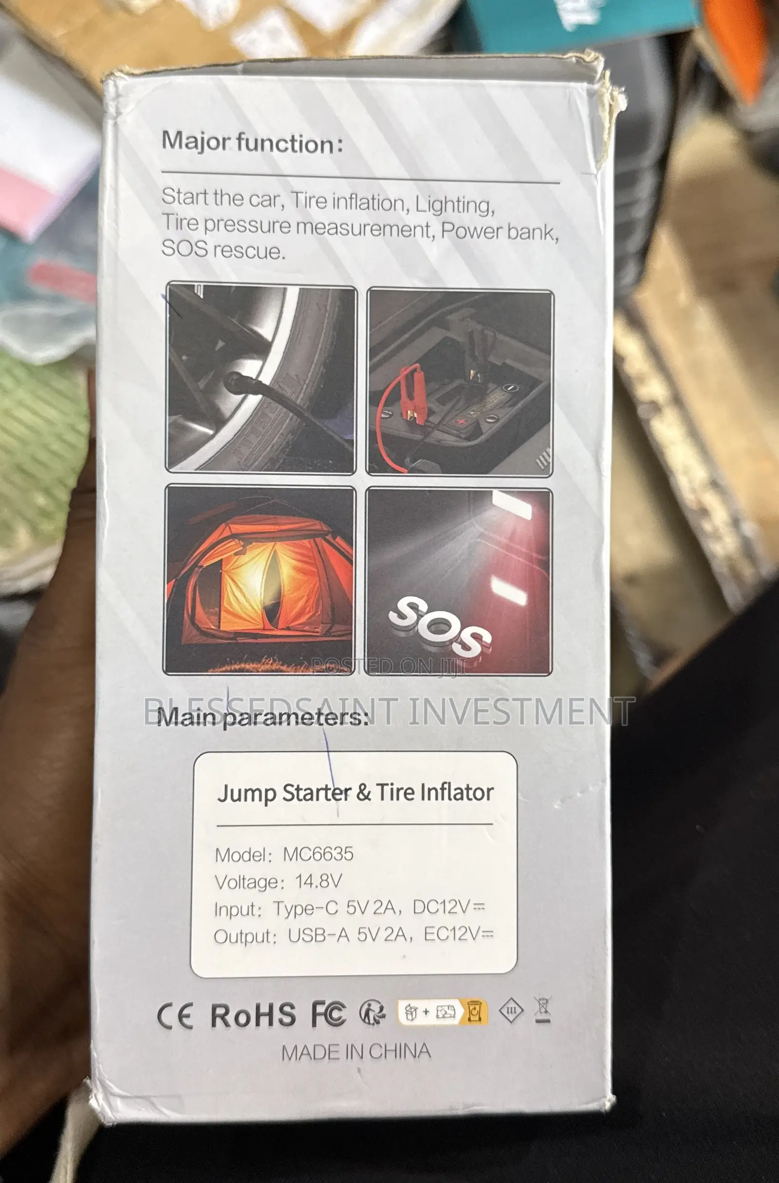 Jump Start & Tire Inflator