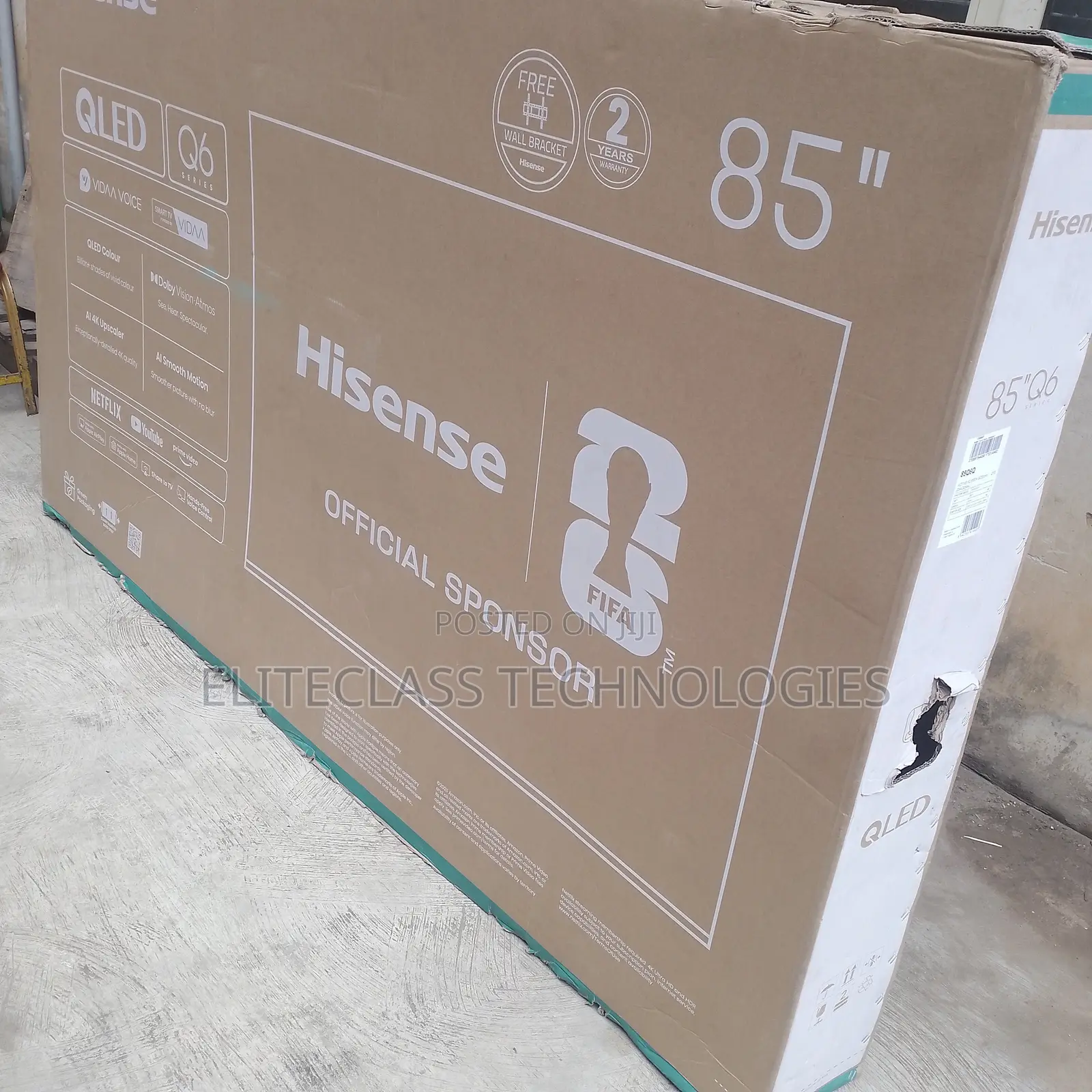 QLED Smart Television 85" Hisense