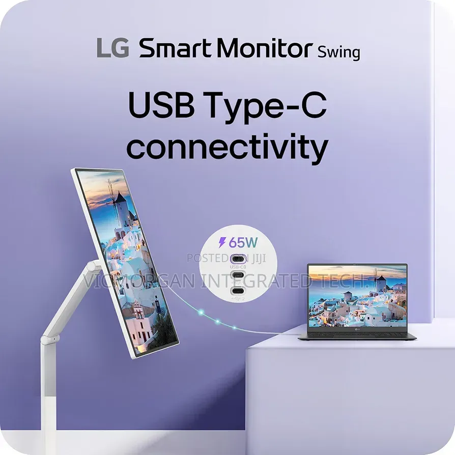 LG Smart Monitor Swing 32u889sa-W 32-Inch 4K UHD