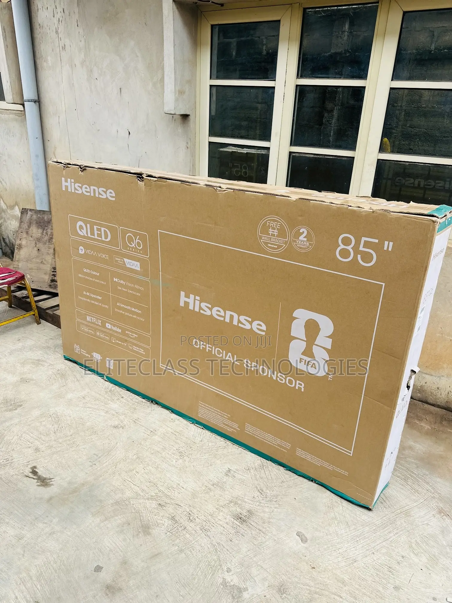 Reliable Hisense 85in Large QLED TV