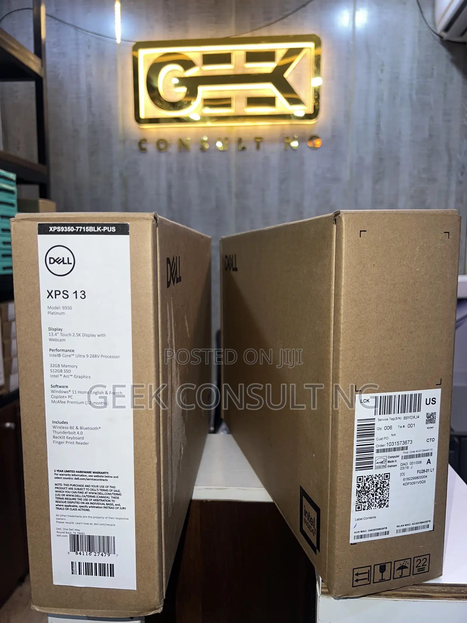 New Laptop Dell XPS 13 32GB Intel Core Ultra 9 SSD 2T