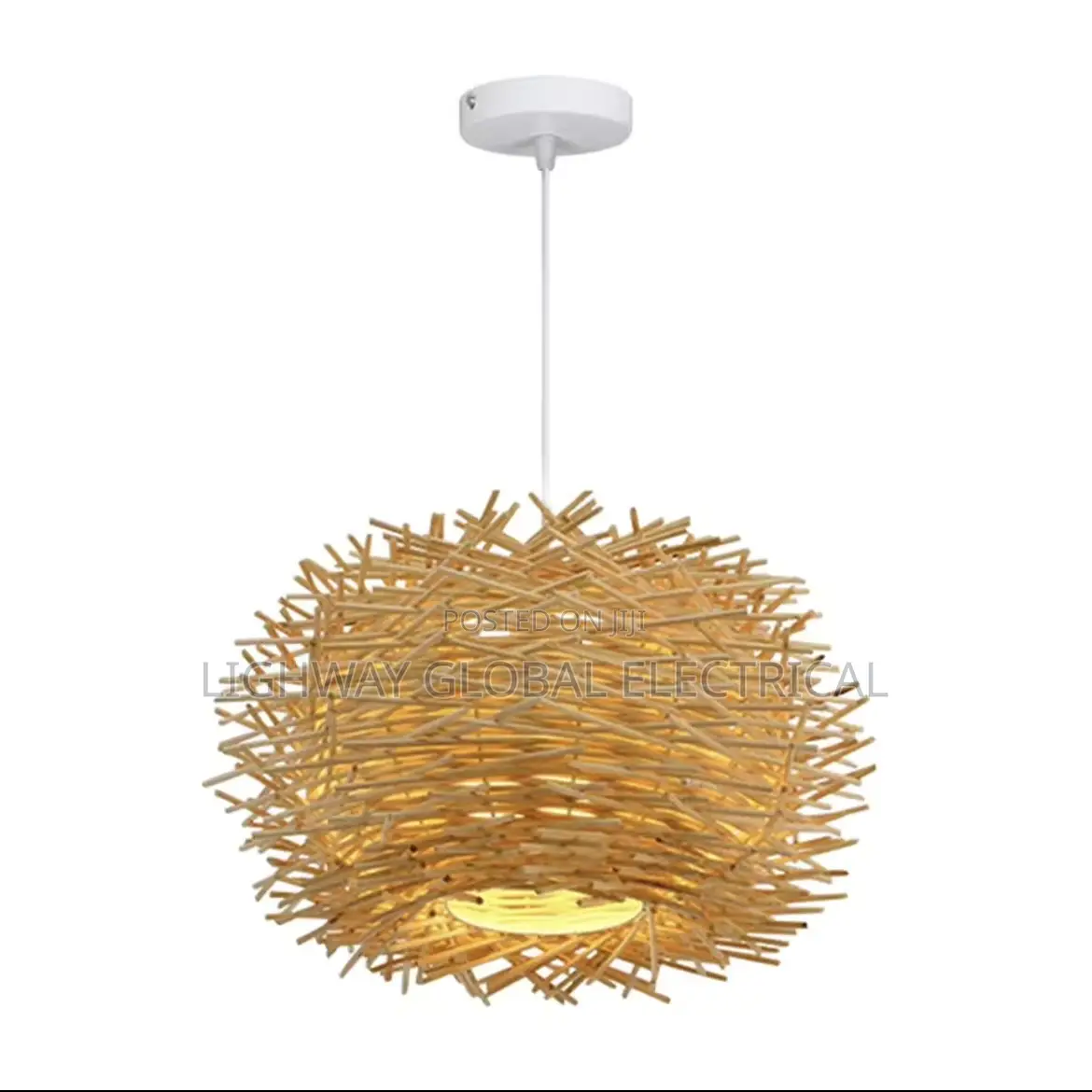 Rustic Rattan Wooven Bird Nest 🪹 Designer Chandelier