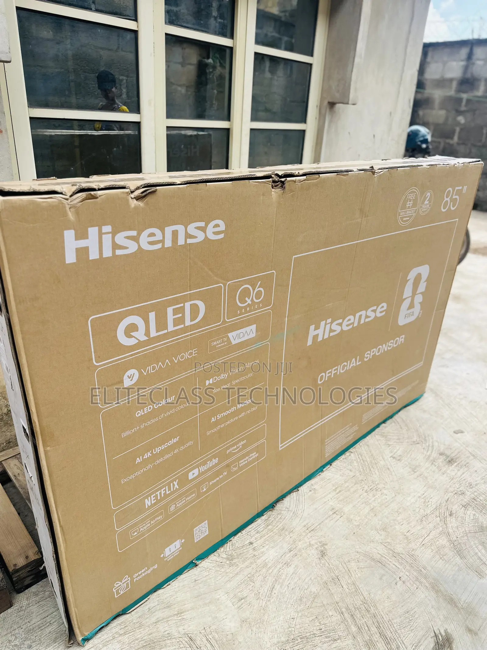NEW Hisense Smart TV 85 Inch QLED Display