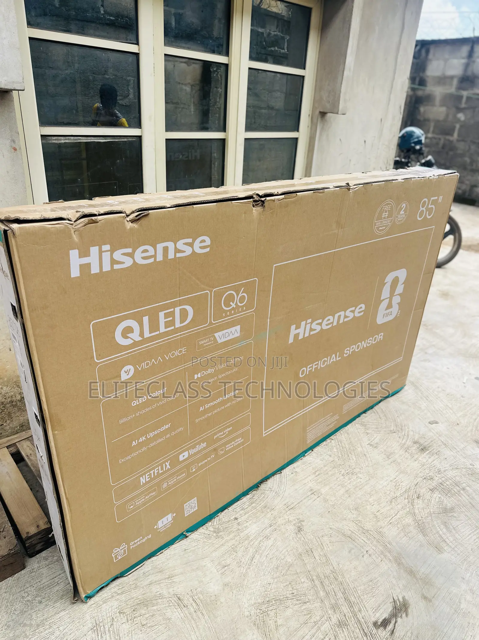 NEW Hisense Smart TV 85 Inch QLED Display