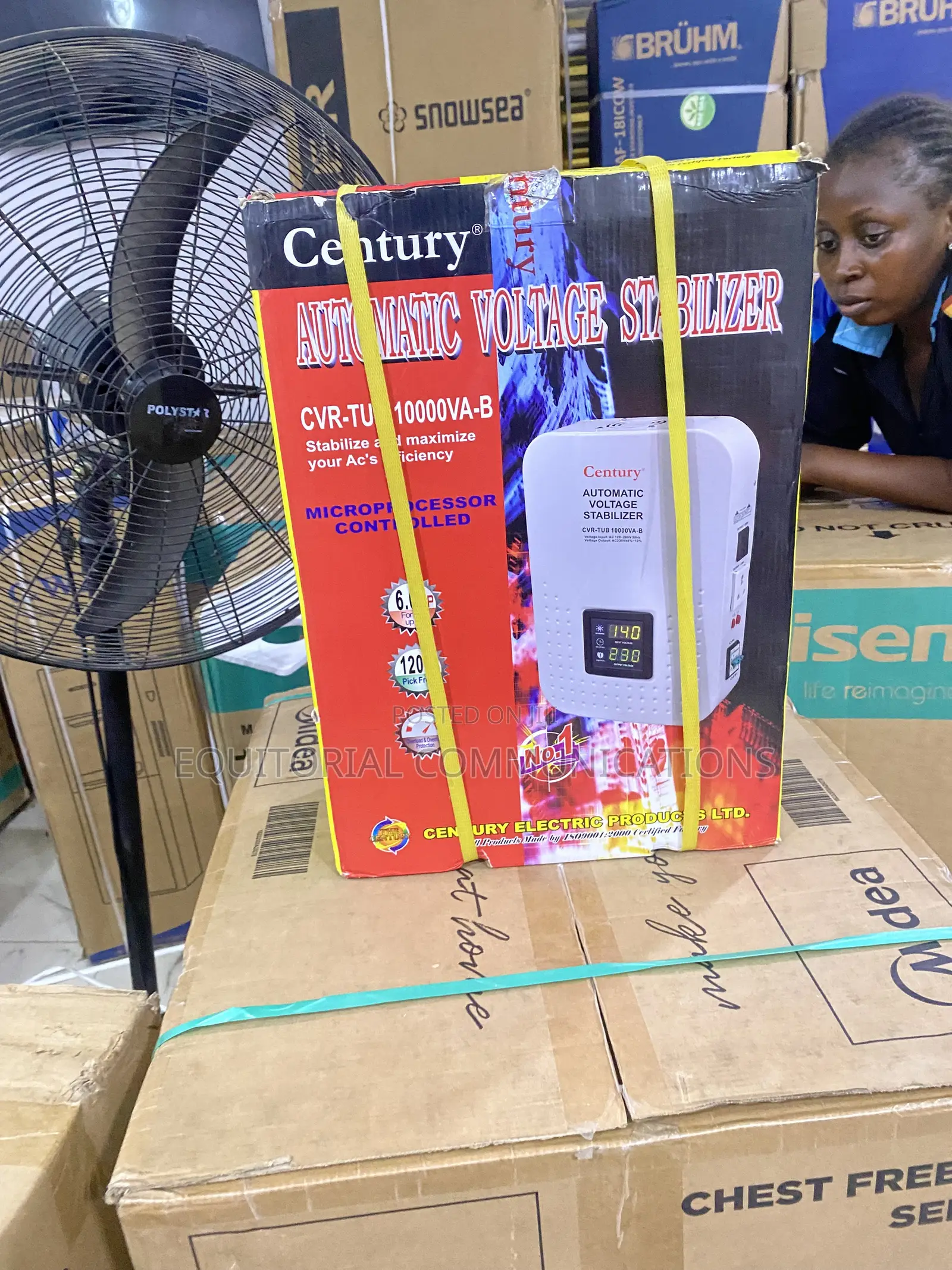 Century 10KVA Heavy-Duty Voltage Regulator