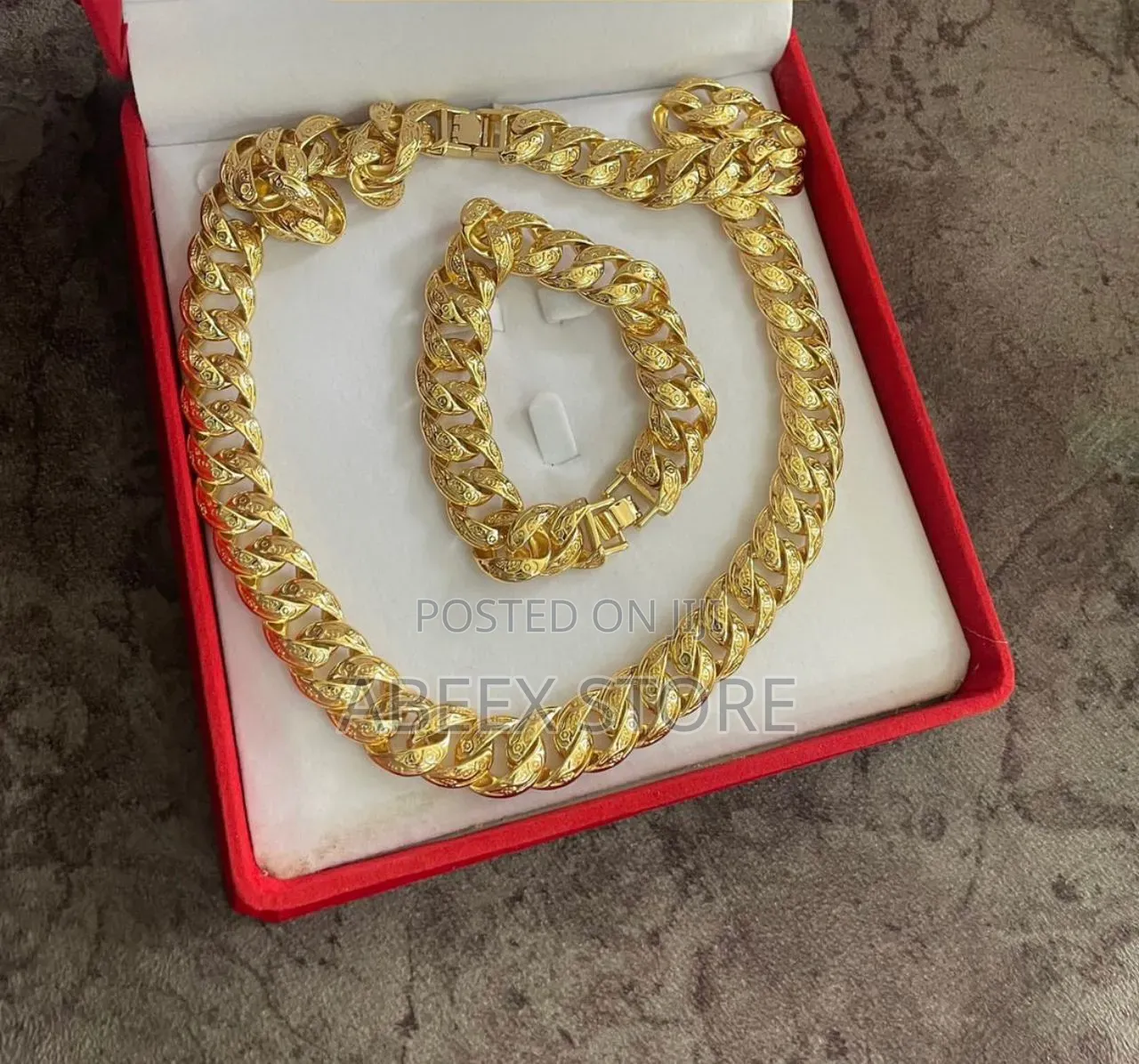 Original Cuban Chain With Bracelet