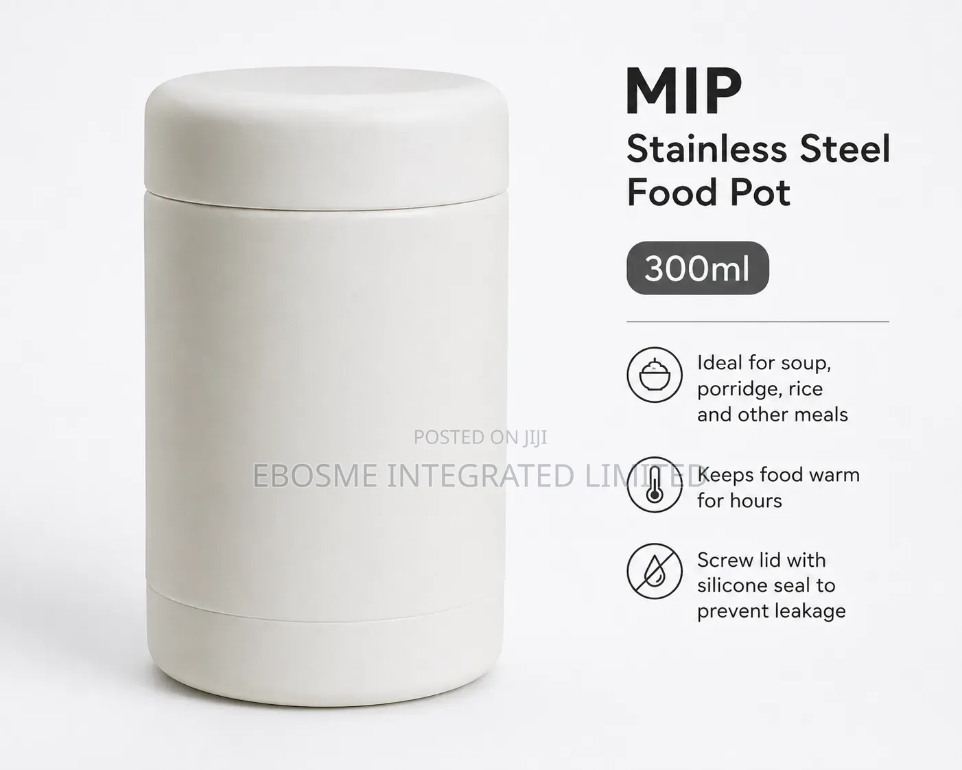 MIP 300ml Stainless Steel Food Pot