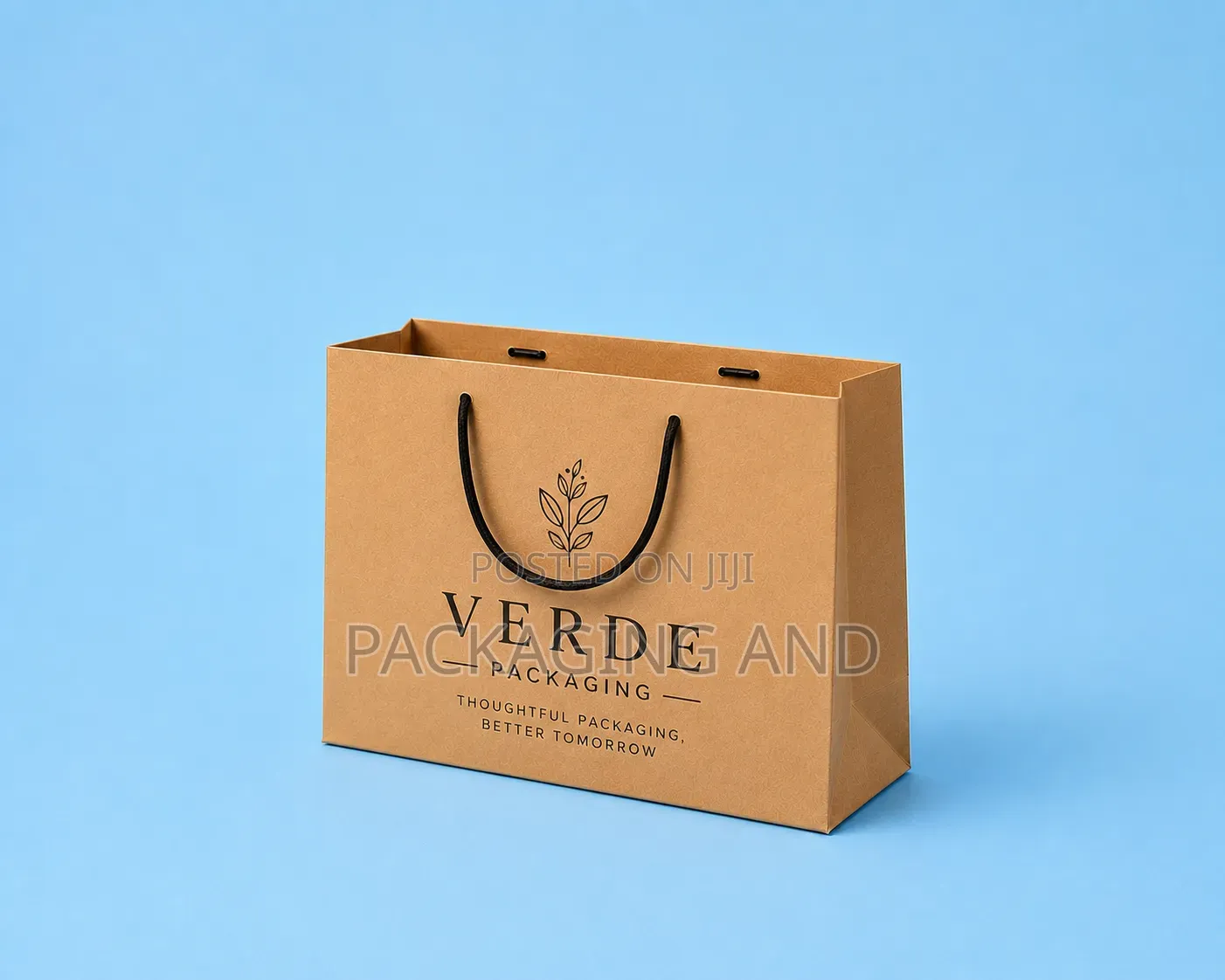 A4 Medium Kraft Paper Bag Gift Shopping Packaging Brown Handle
