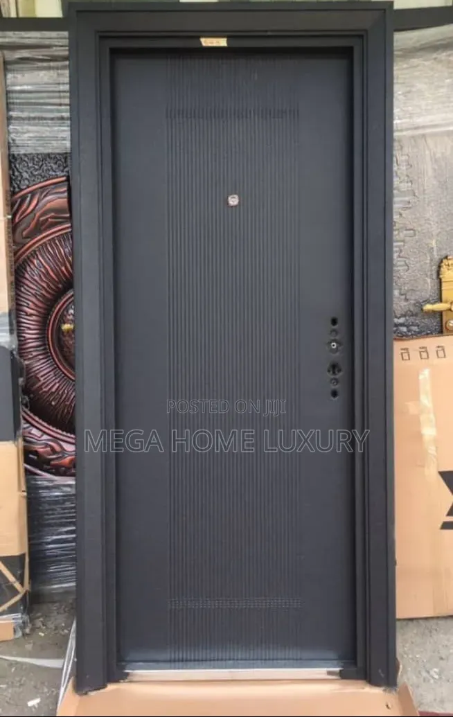 3ft Thick Black Steel 🚪 Door