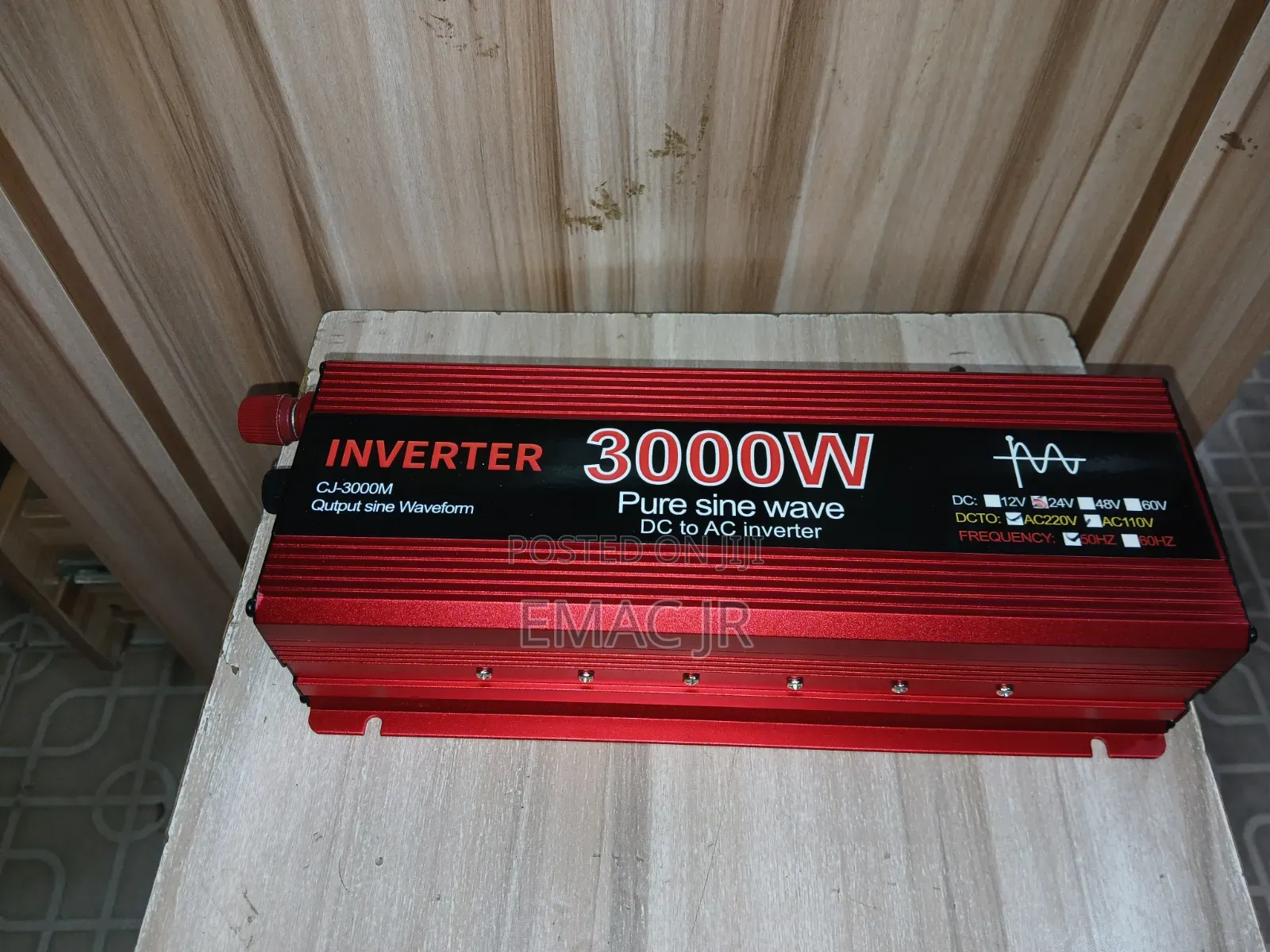 3000W Pure Sine Wave DC-to-AC Power Inverter