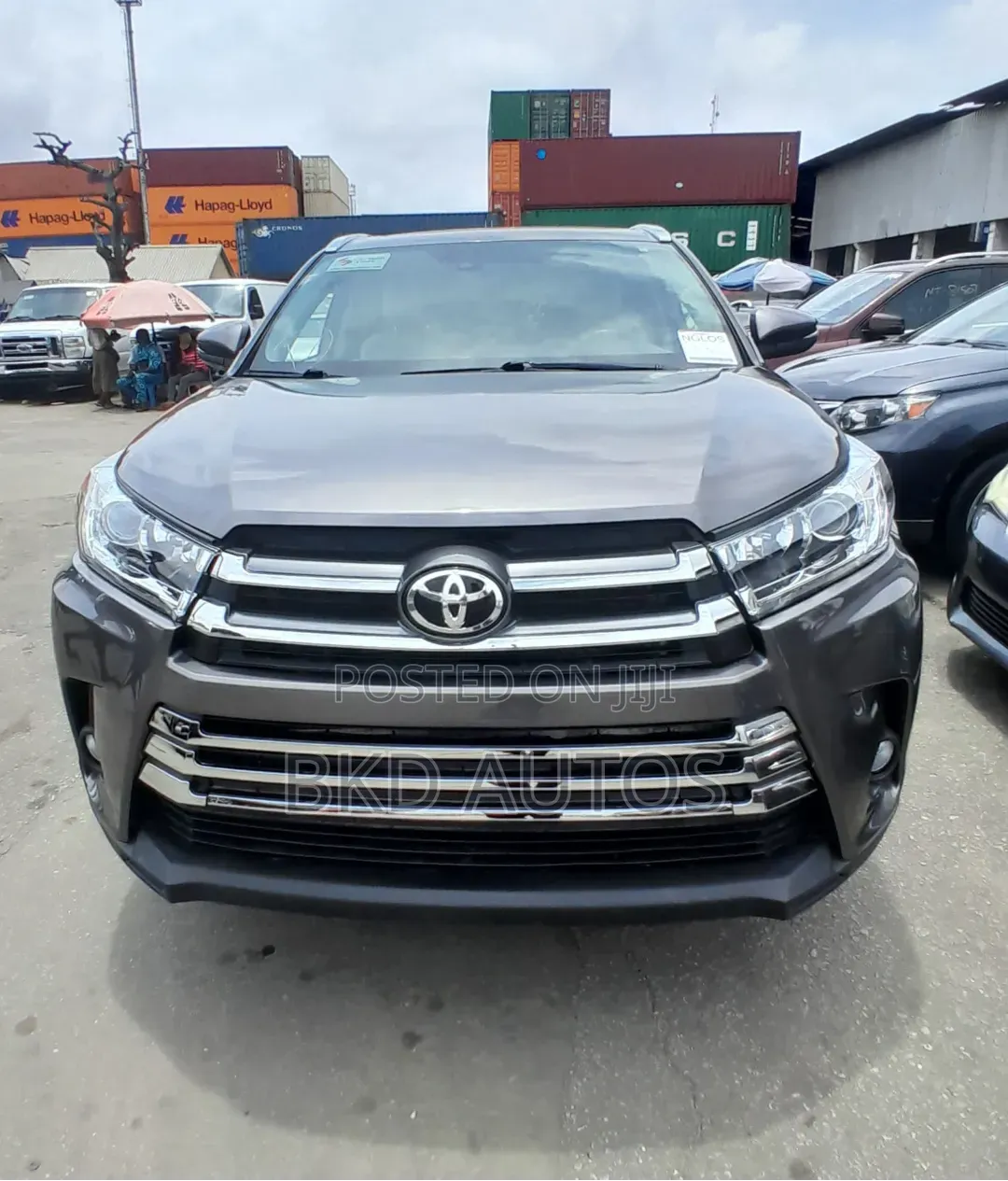 Toyota Highlander Limited Platinum V6 4x4 (3.5L 6cyl 6A) 2016 Gray
