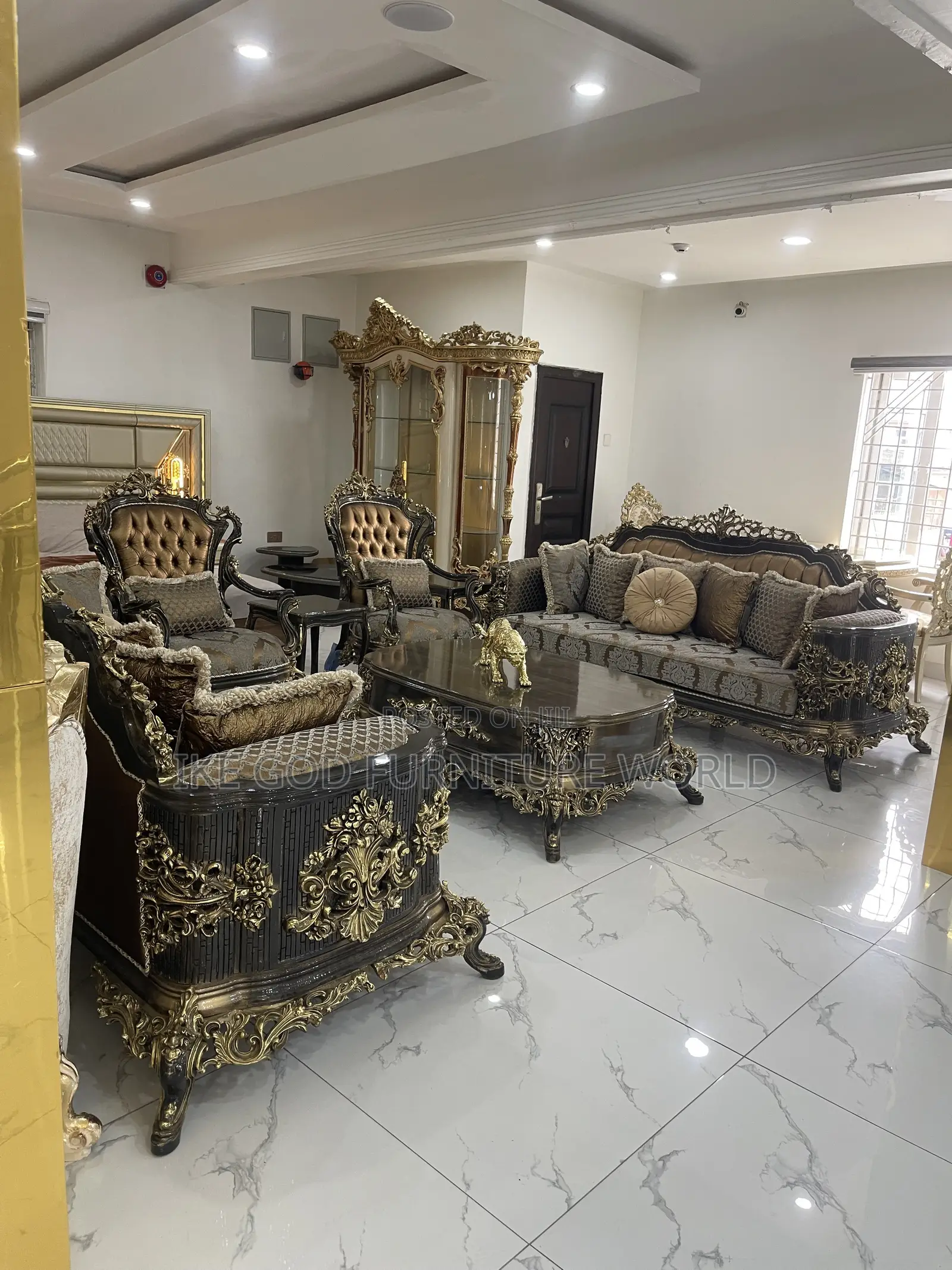 Set of High Classic and Special Design of Turkish Royal Sofa Chair