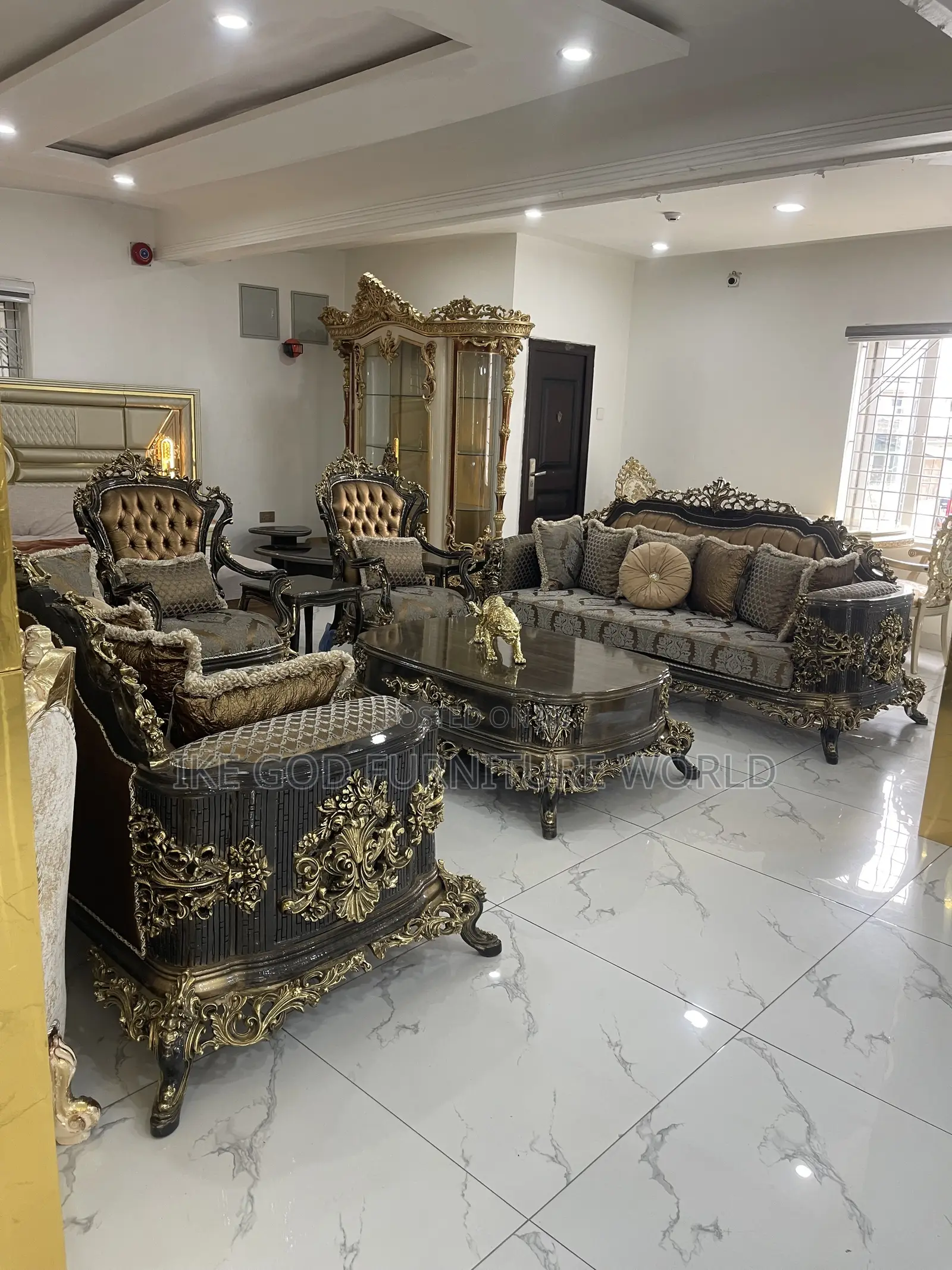 Set of High Classic and Special Design of Turkish Royal Sofa Chair