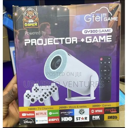 Projector Pro Android TV Projector- 4K Decoding ANSI Lumens 2.4G+5G,
