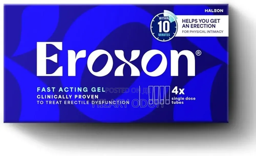 Eroxon Erectile Dysfunction Treatment Gel
4 Single Use Tube