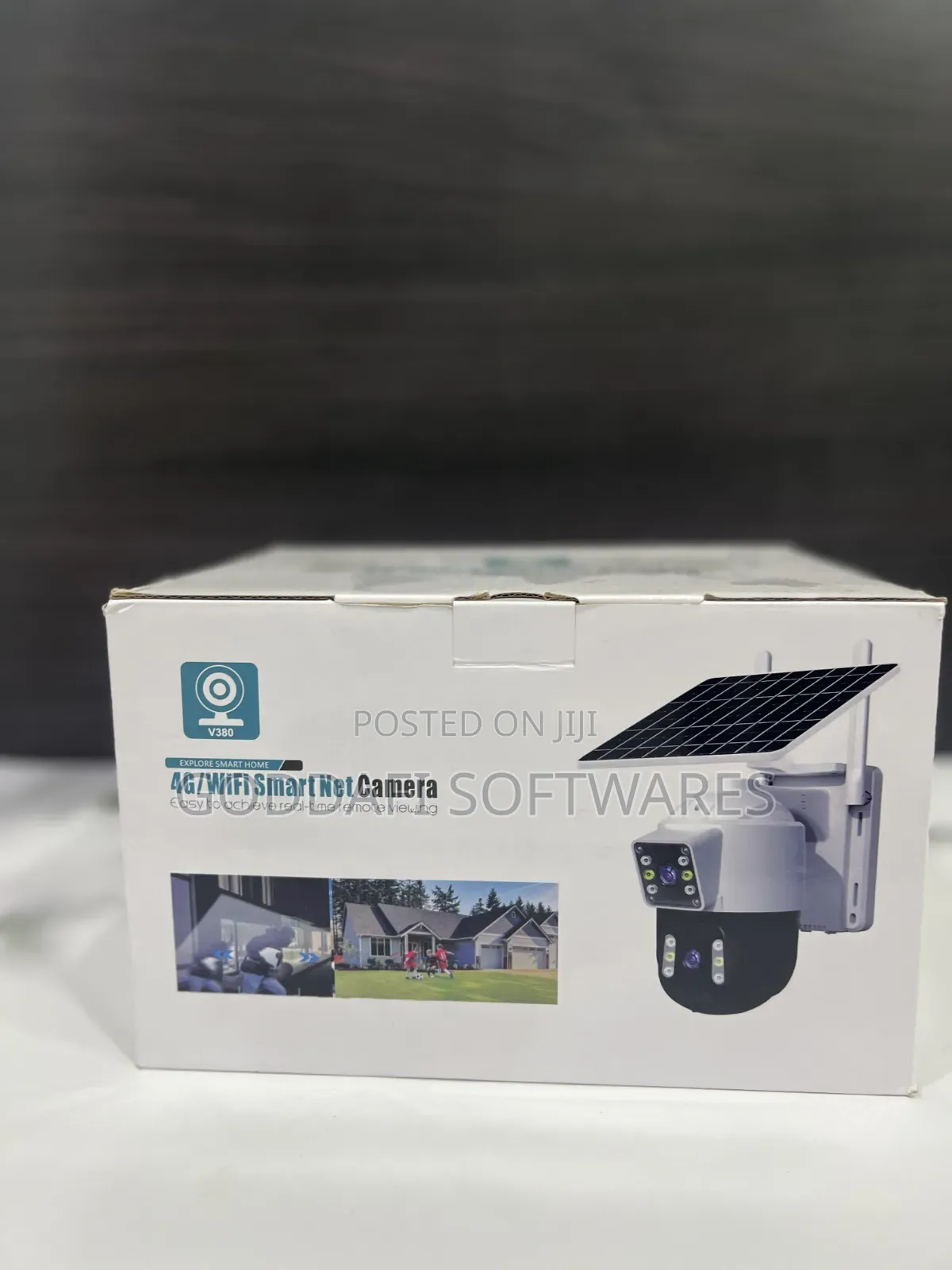 V380 4g/WiFi Dual Lens Smart Solar Camera | P6a-6-4g | Goddafi Stores
