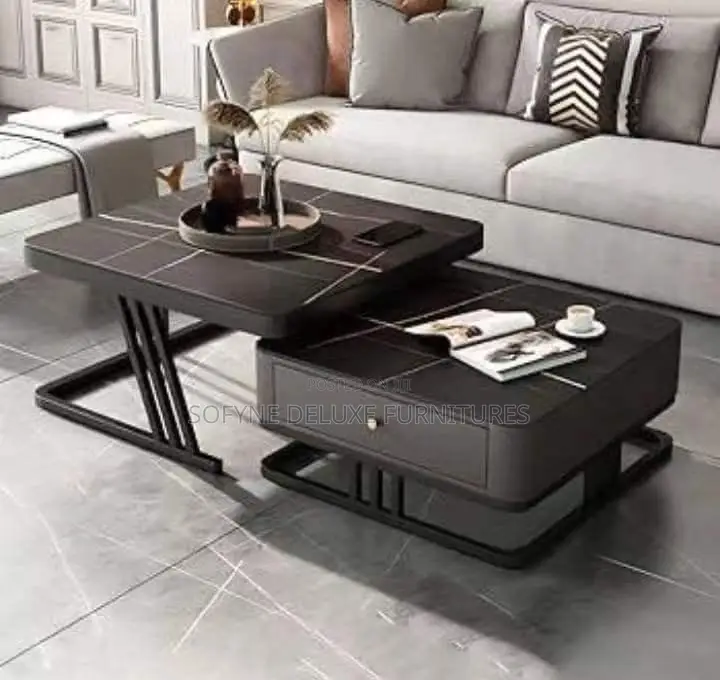 Modern Black Center Table