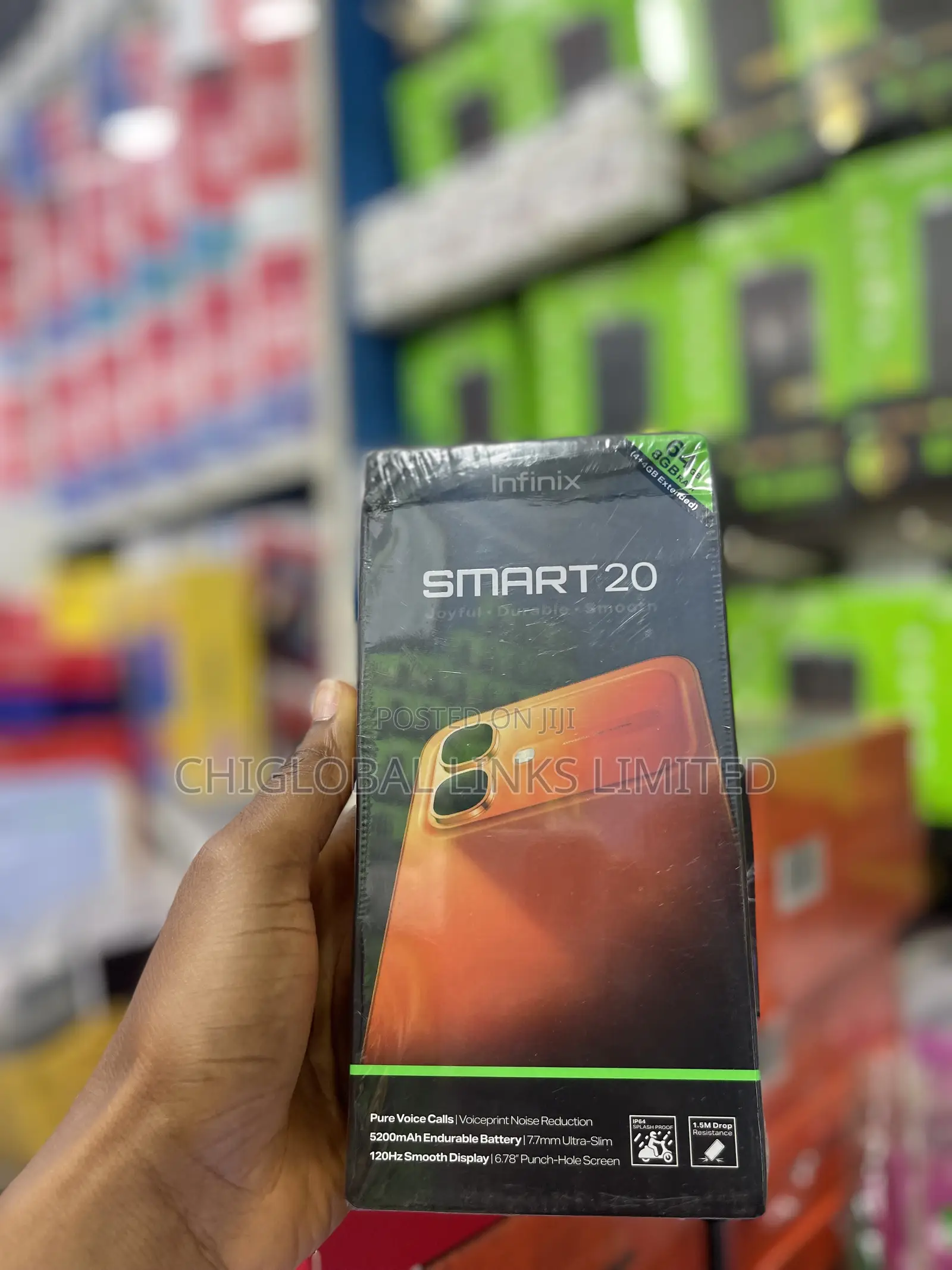 New Infinix Smart 20 64 GB Black