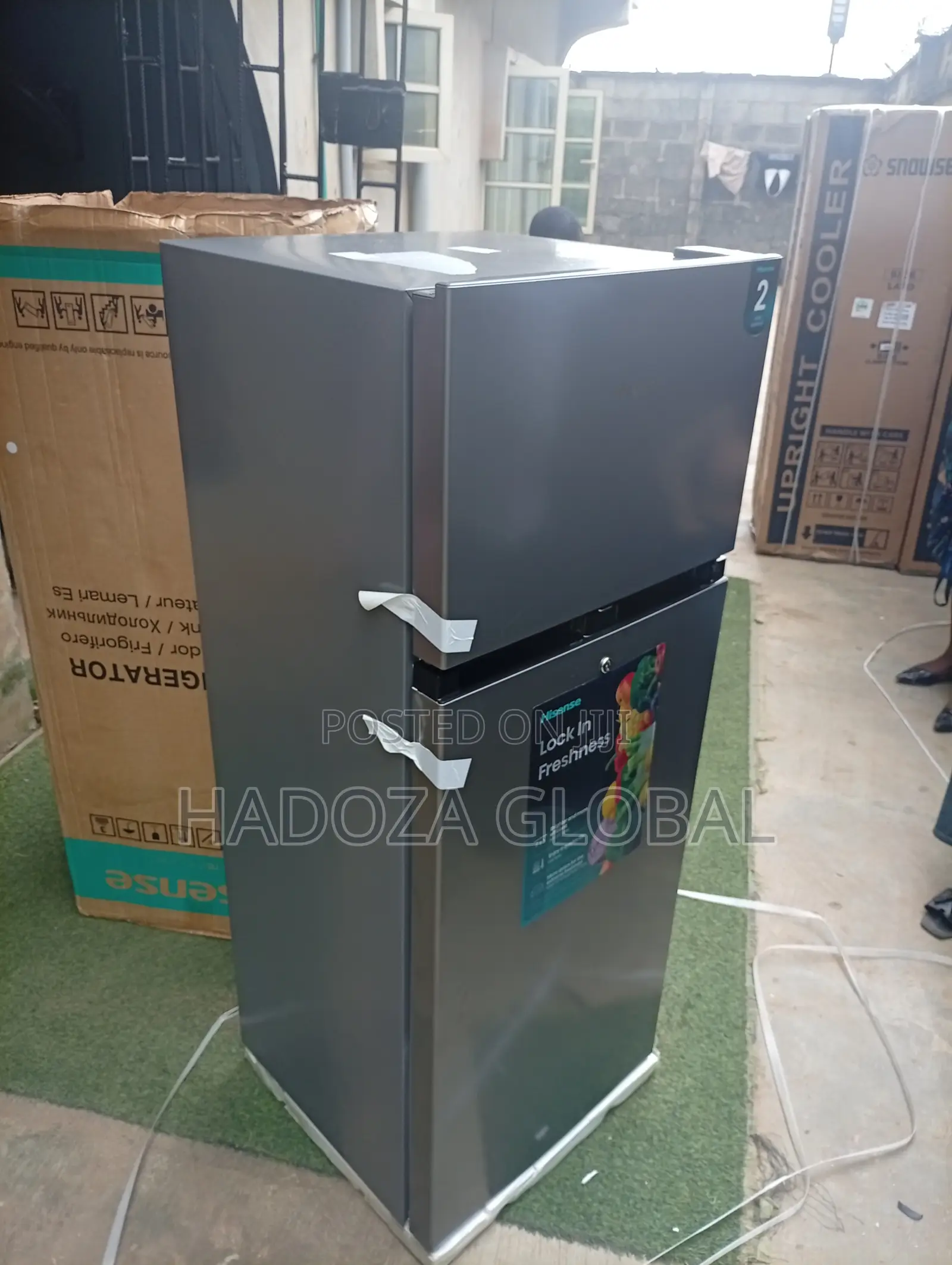 Hisense Double Door Fridge With Convenient Freezer Compartment