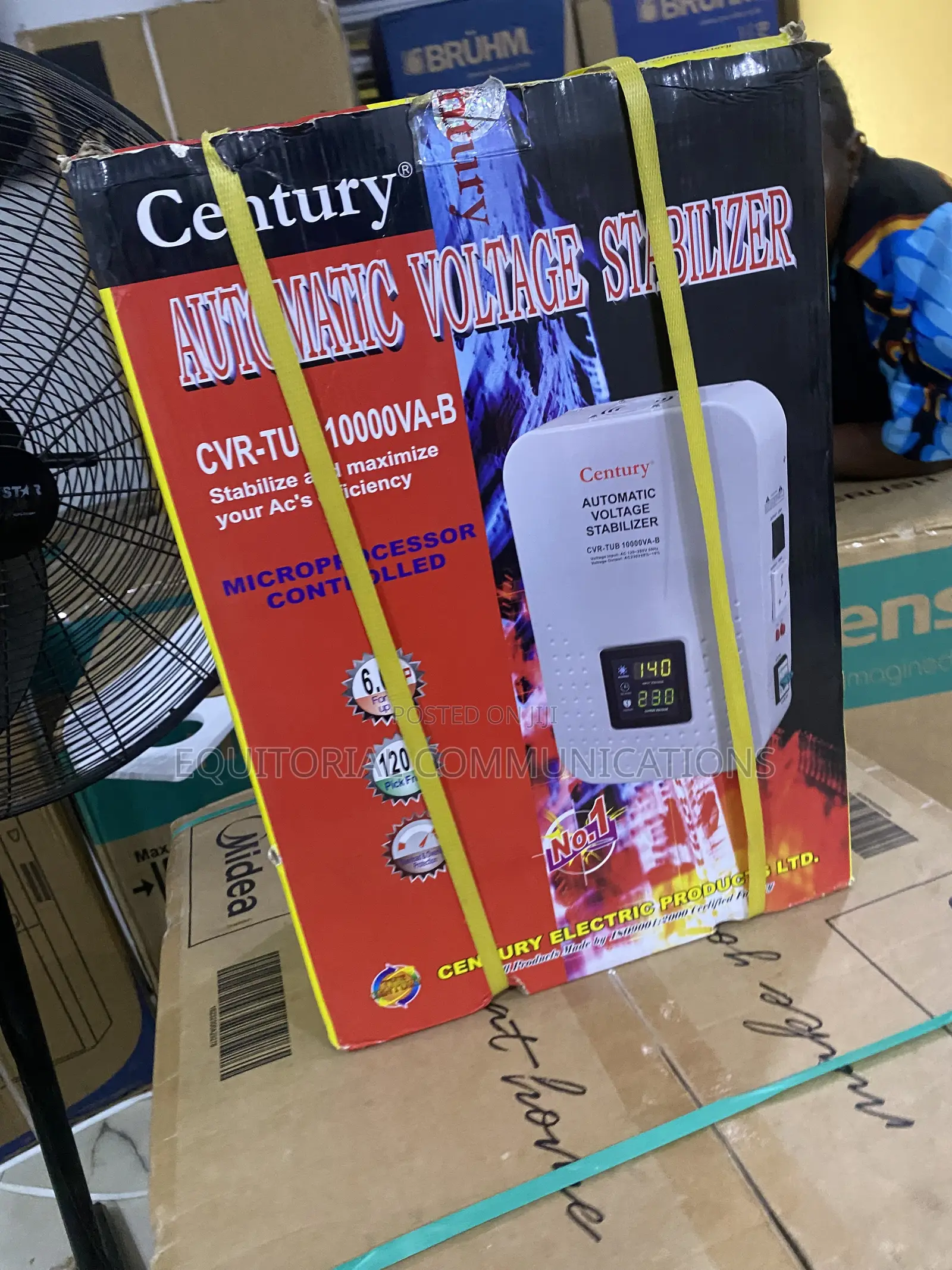 Century CVR-TUB 10000VA Reliable Power Stabilizer