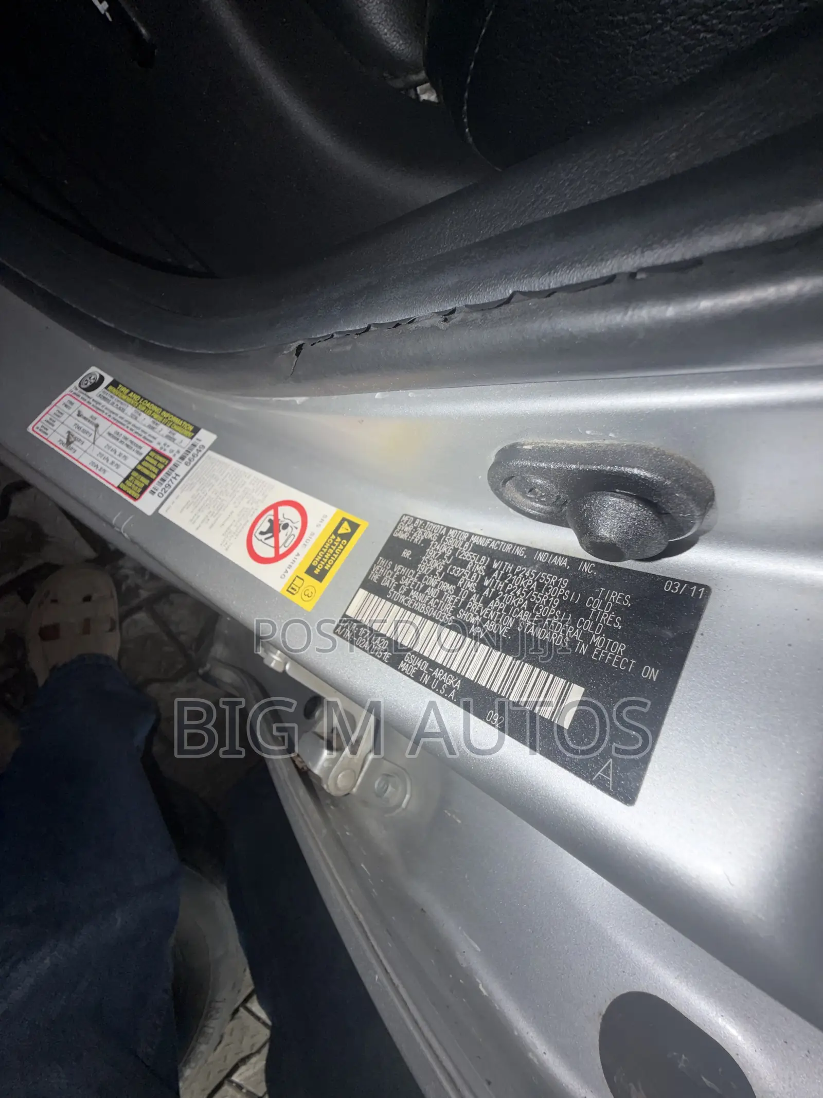 Toyota Highlander 2012 Silver