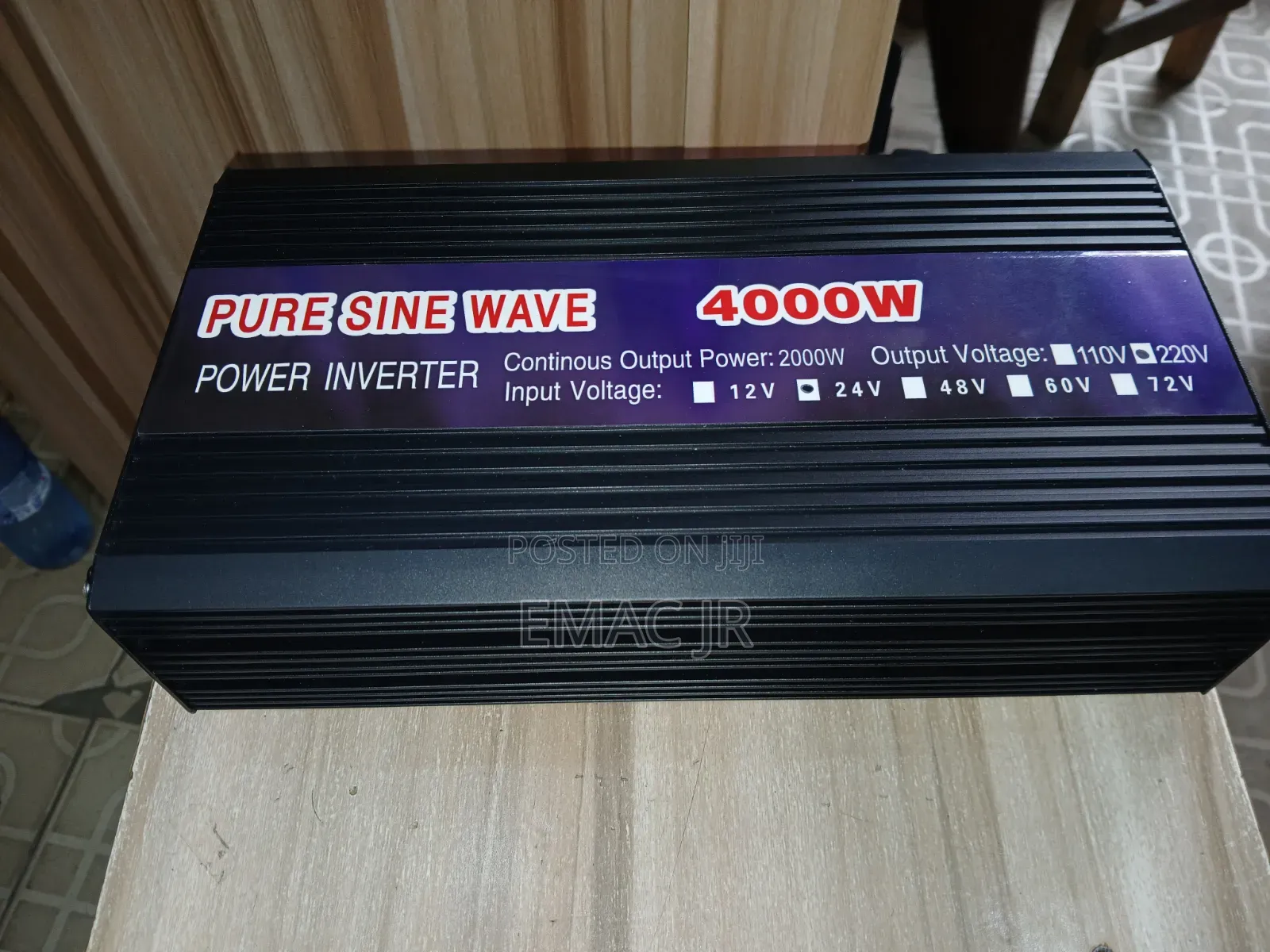 4000W Pure Sine Wave Power Inverter With Dual Cooling Fans