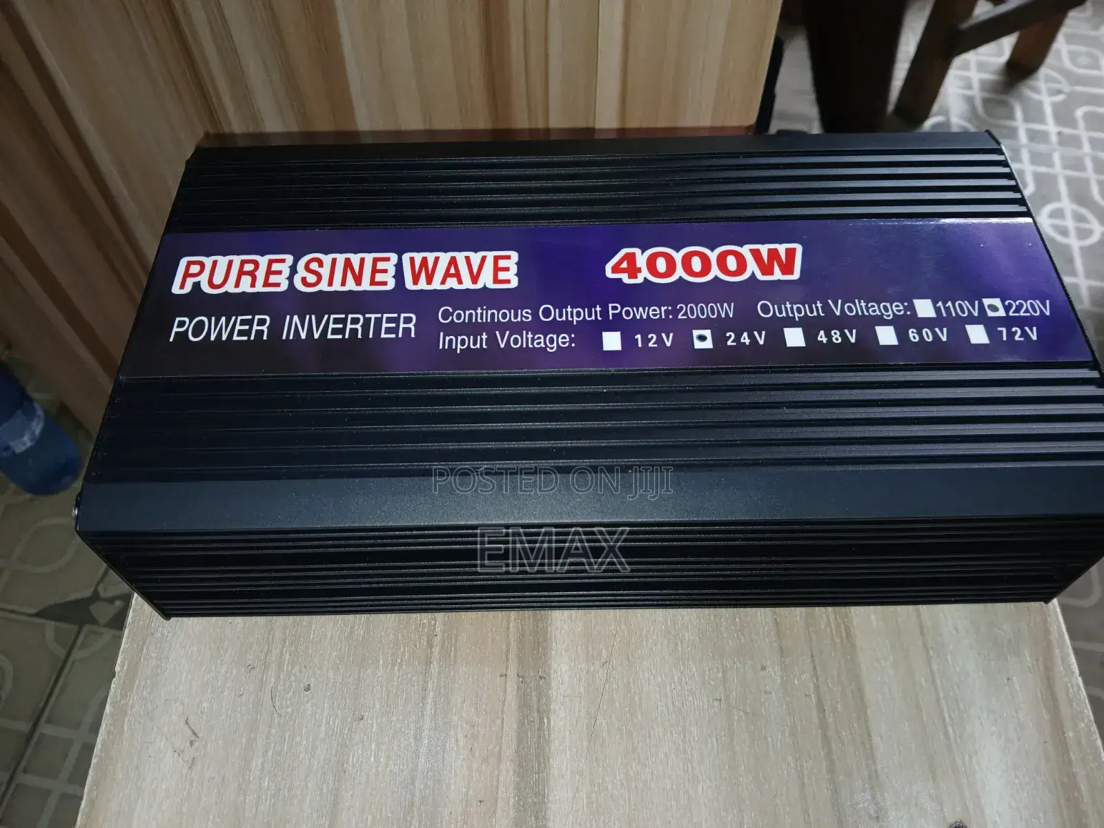 4000W Pure Sine Wave Power Inverter With Dual Cooling Fans