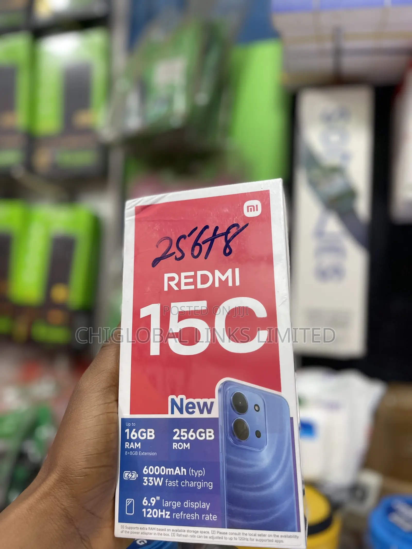 New Xiaomi Redmi 15C 4G 256 GB Blue