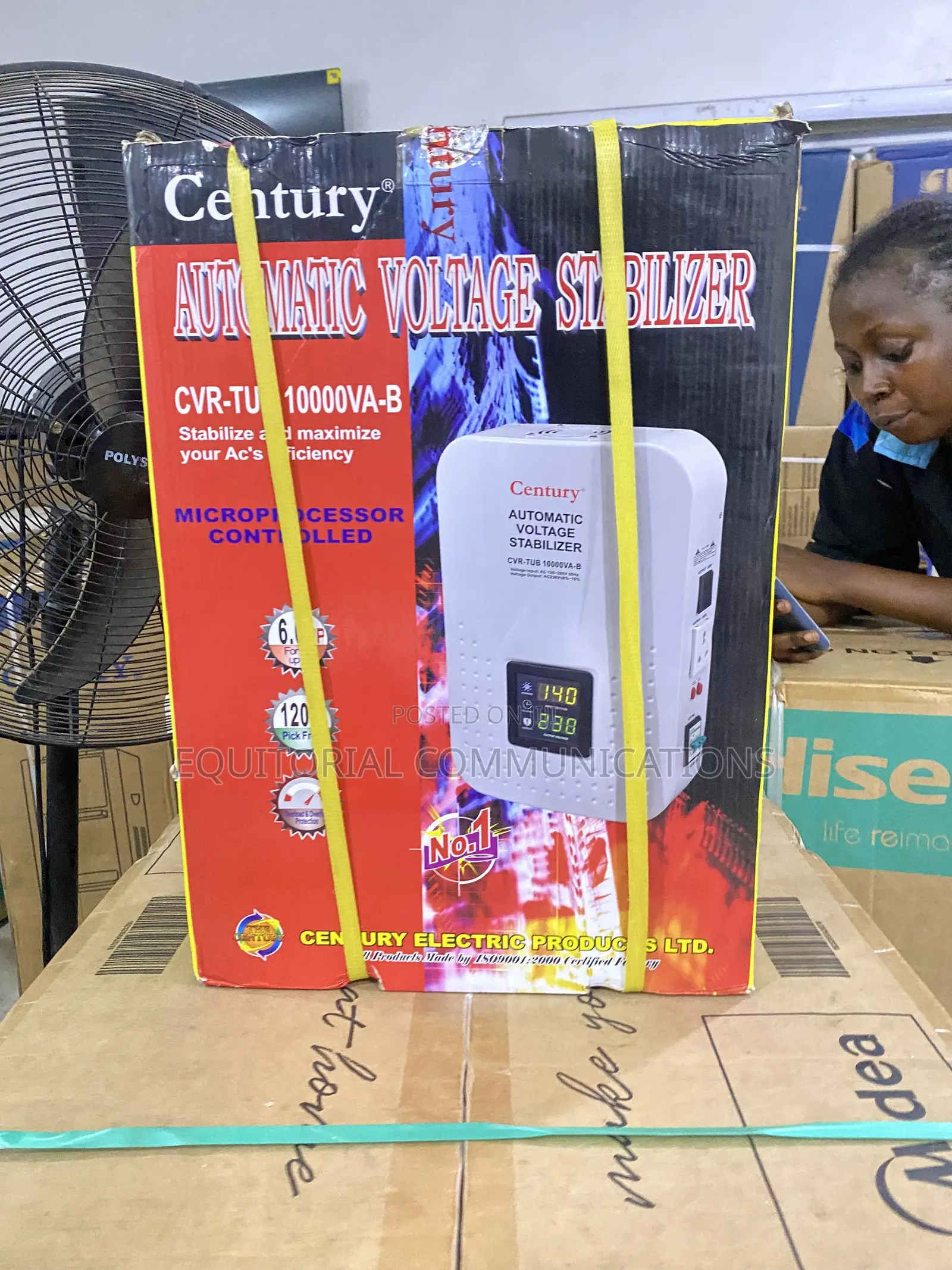 Century CVR-TUB 10KVA Professional Voltage Regulator